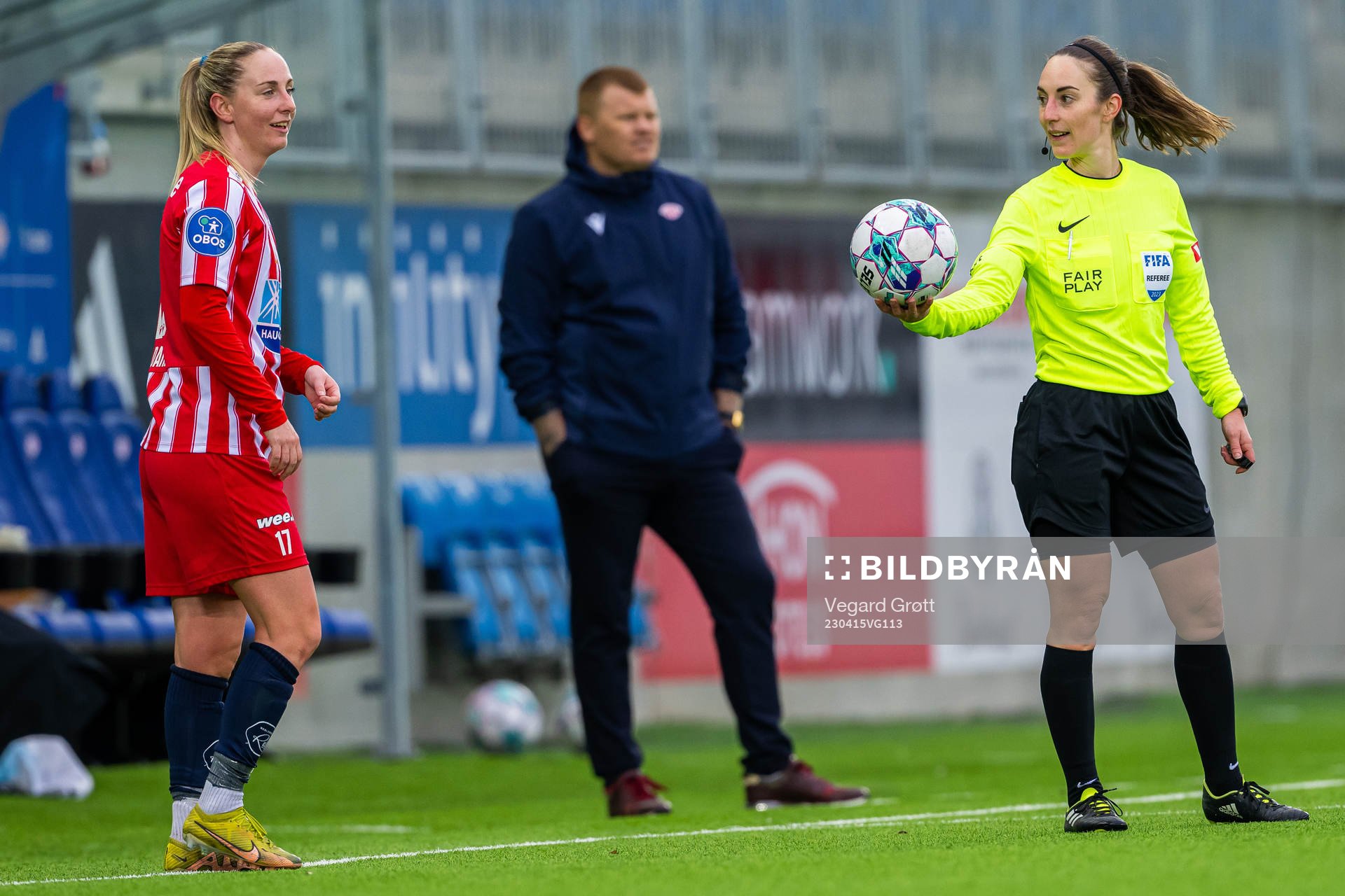 Referee Henrikke Holm Nervik