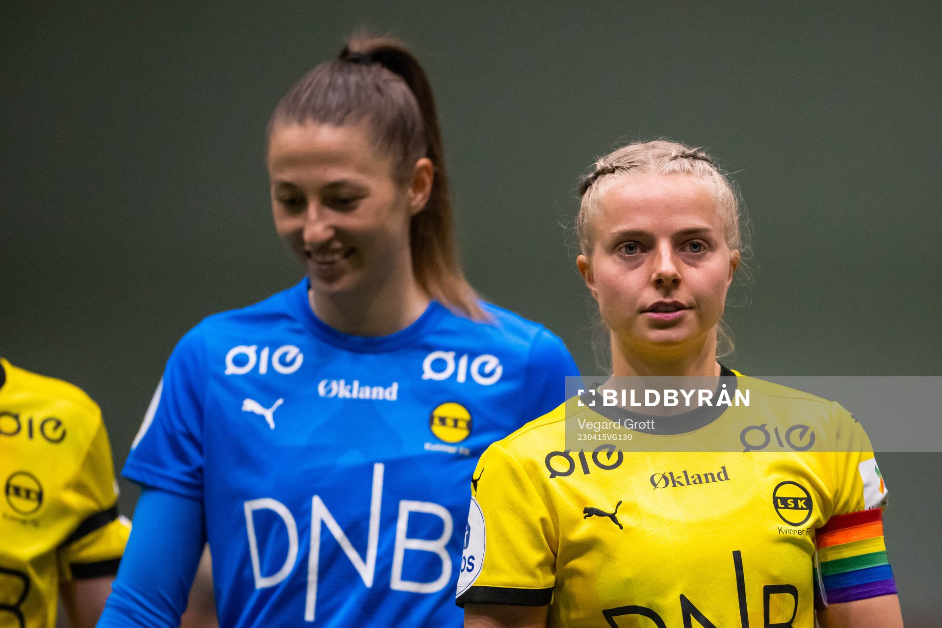 Emilie Woldvik of LSK Kvinner ahead of the Toppserien football match between LSK Kvinner and Brann on April 15, 2023 in Lillestrøm. 