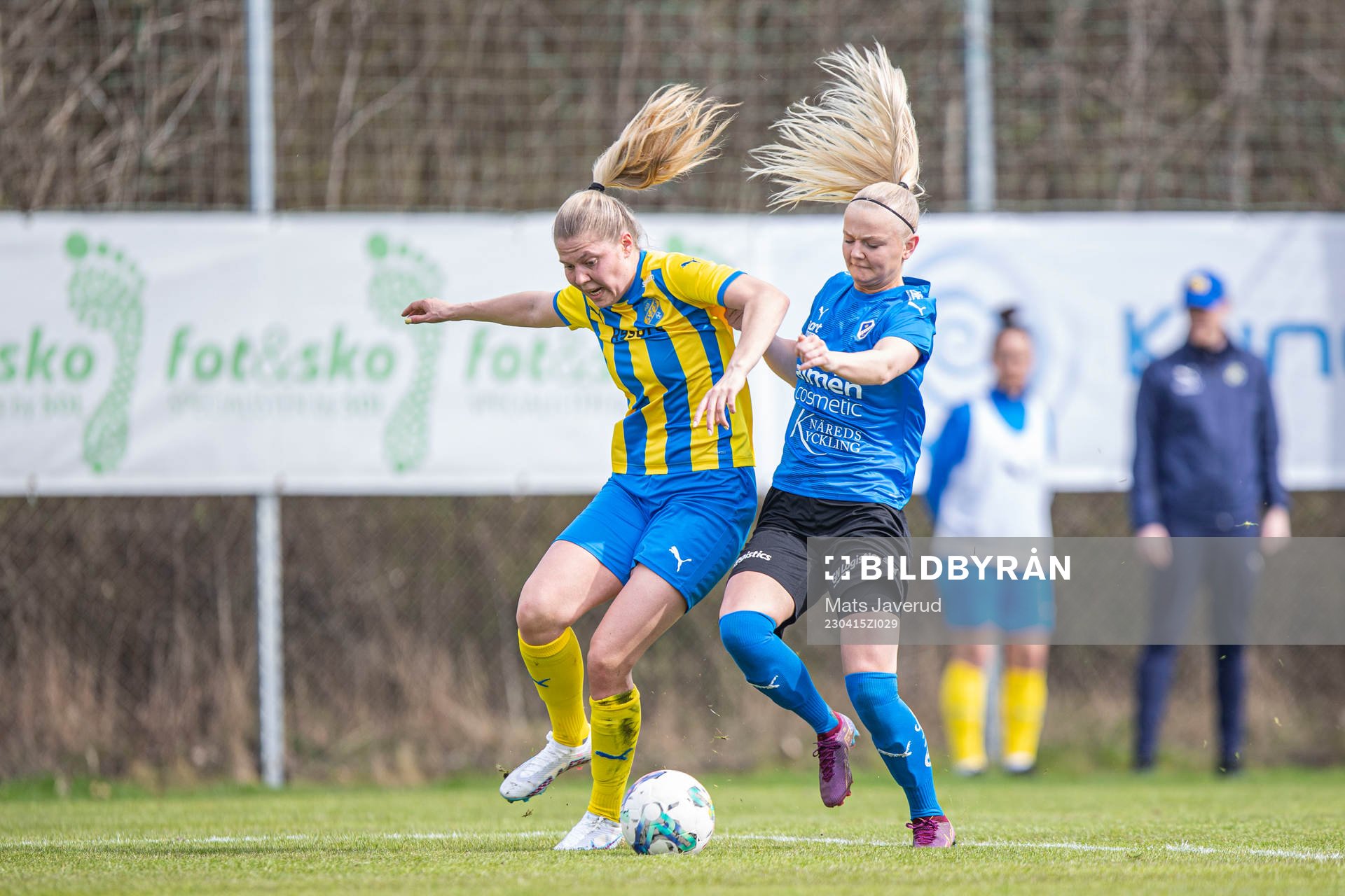 Eskilsminnes Johanna Olsson och Halmstads Tilde Duphorn