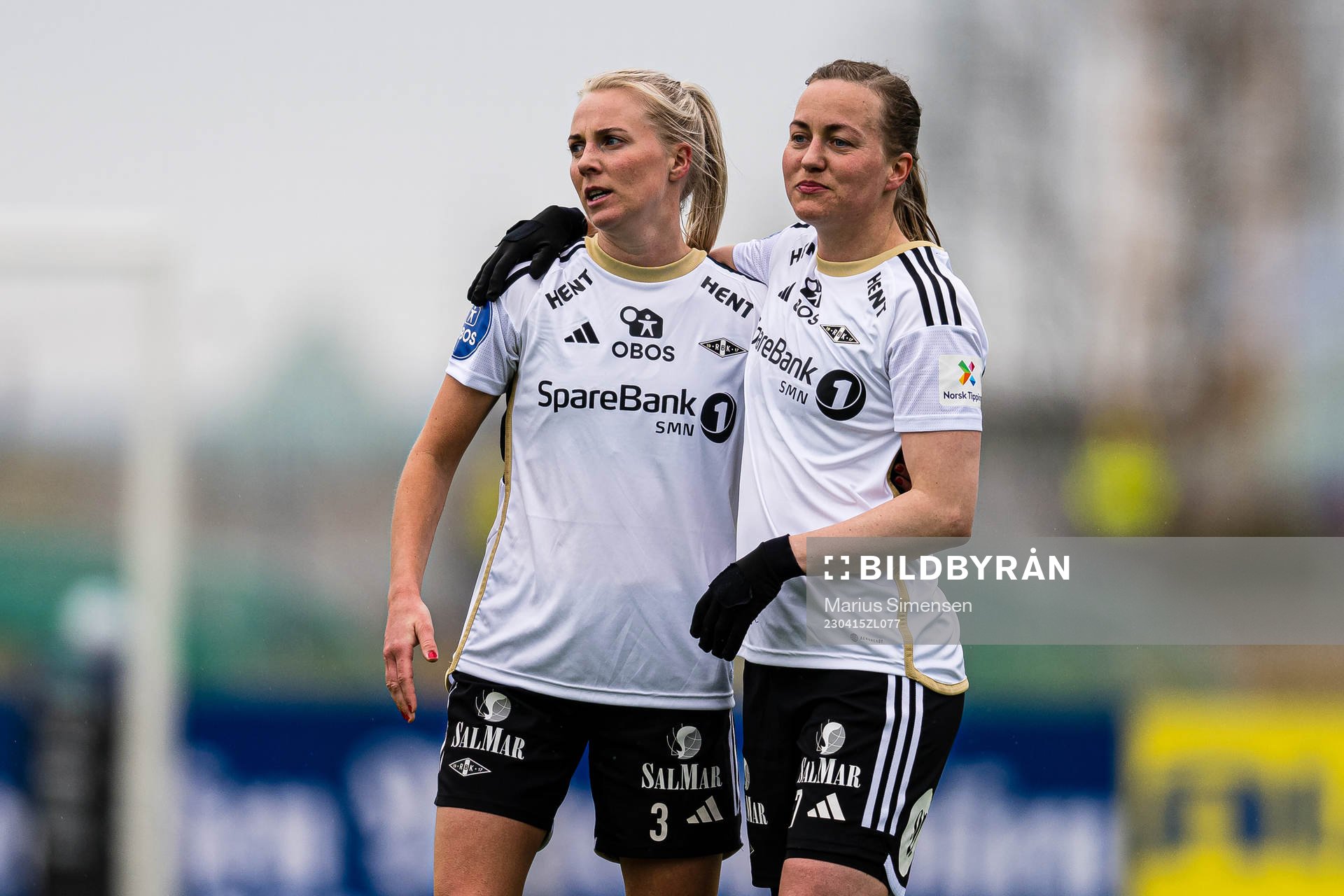 Mali Lilleås Næss and Kristine Minde of Rosenborg