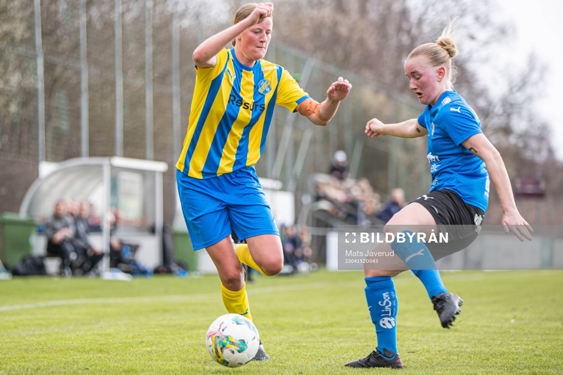 Eskilsminnes Emma Widesjö och Elvira Johansson