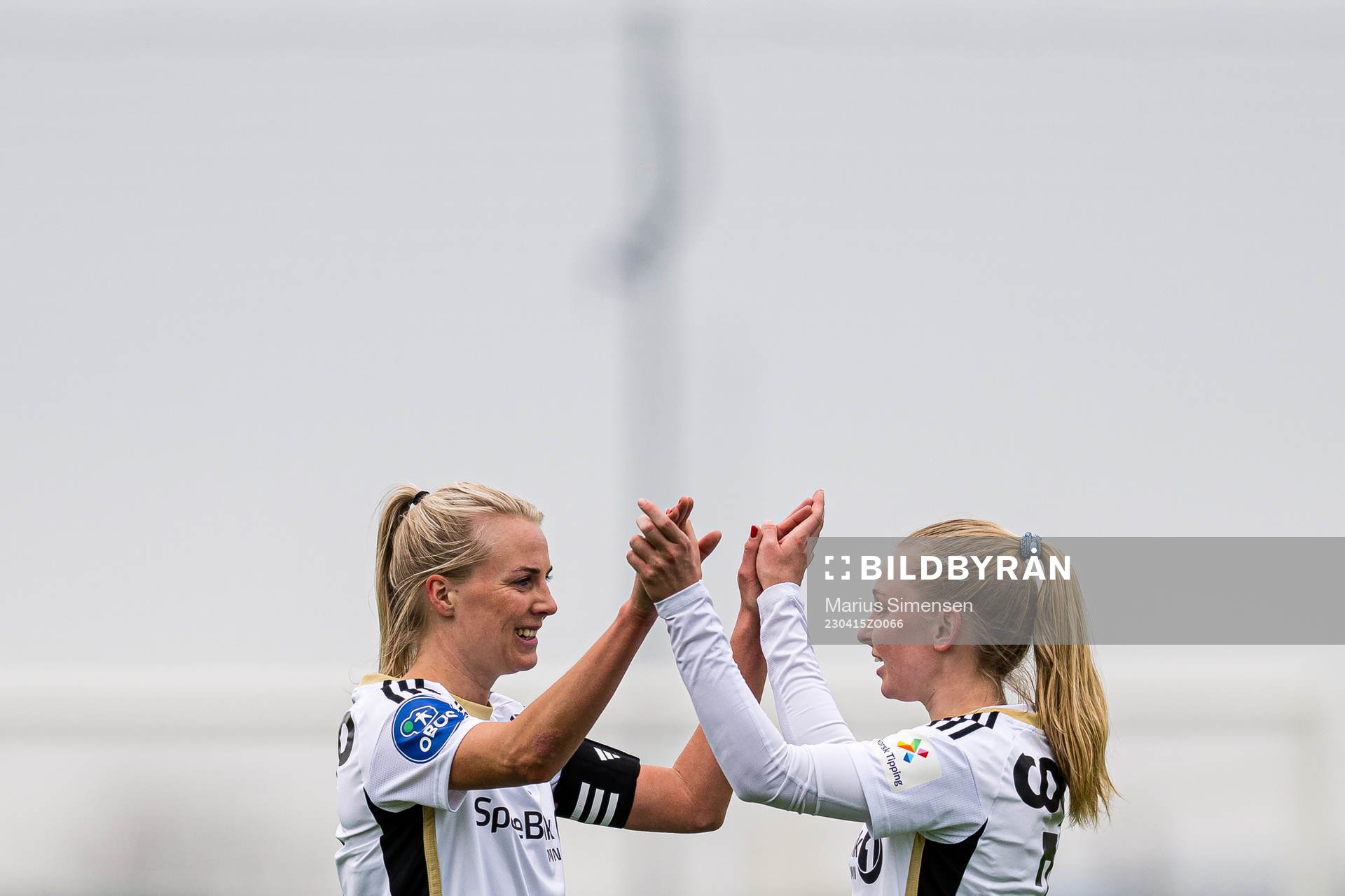 Mali Lilleås Næss and Emilie Marie Joramo of Rosenborg