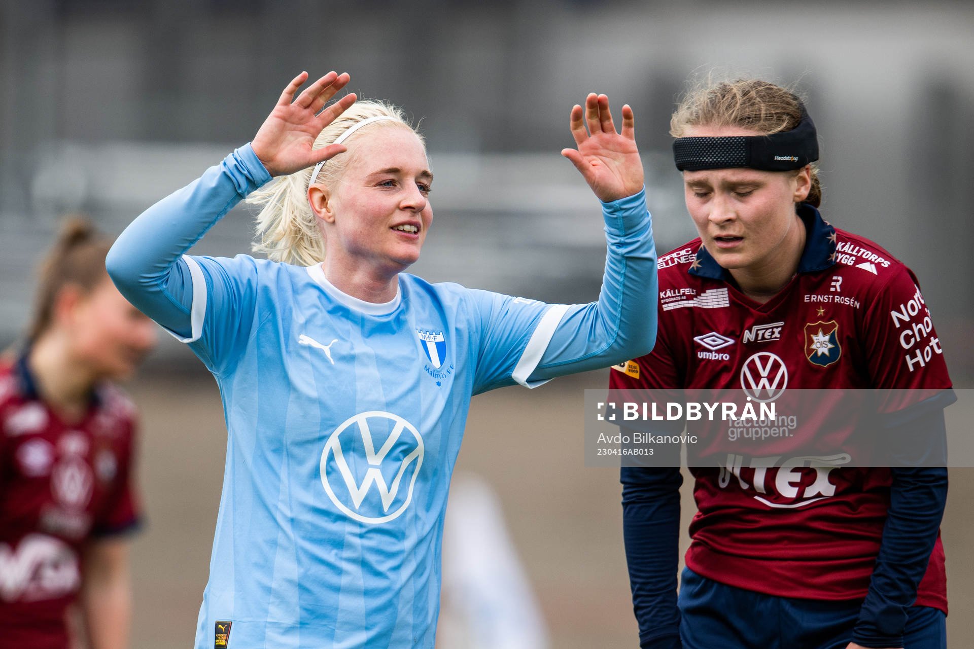 Malmö FFs Melina Skarström jublar