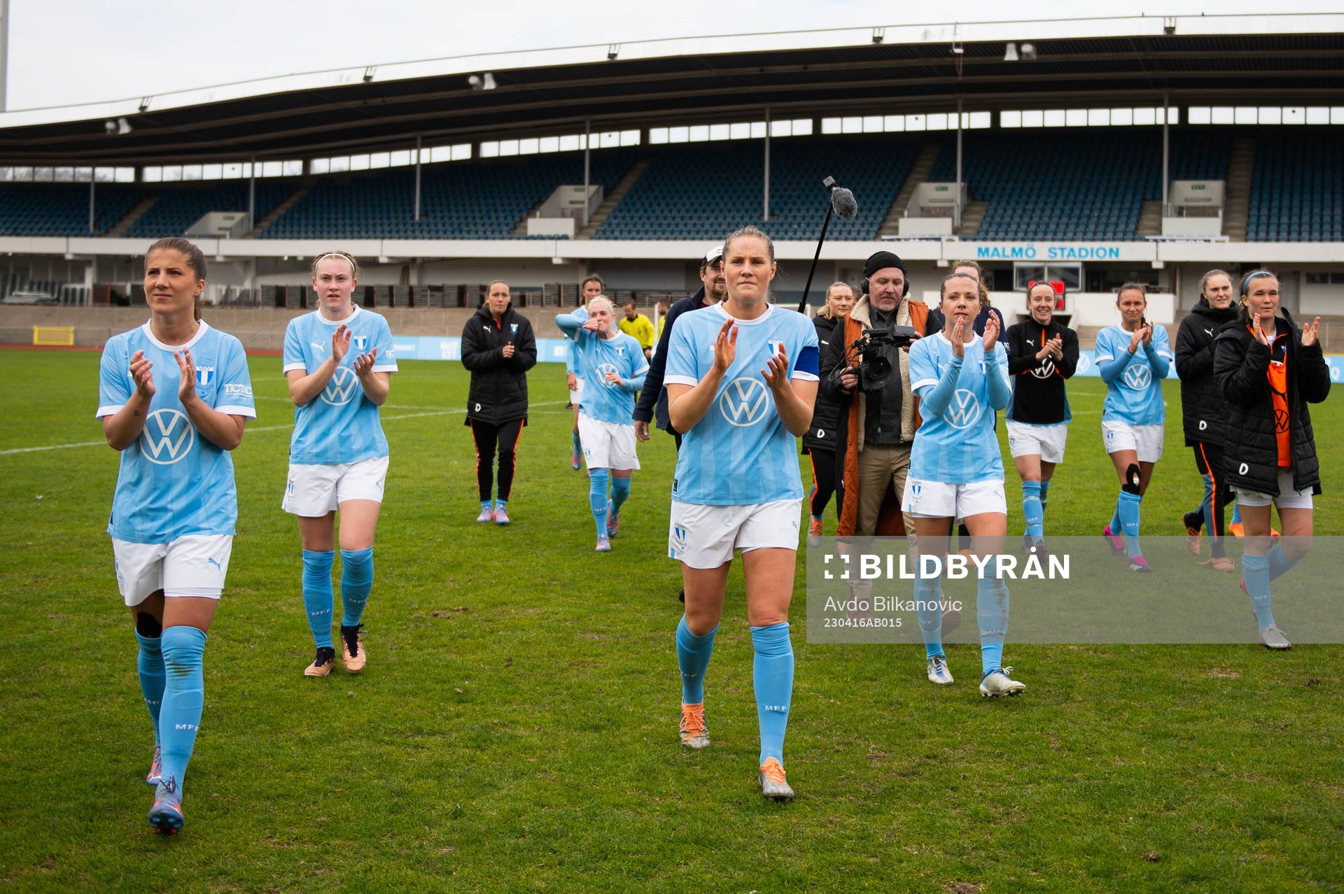Malmö FFs spelare jublar