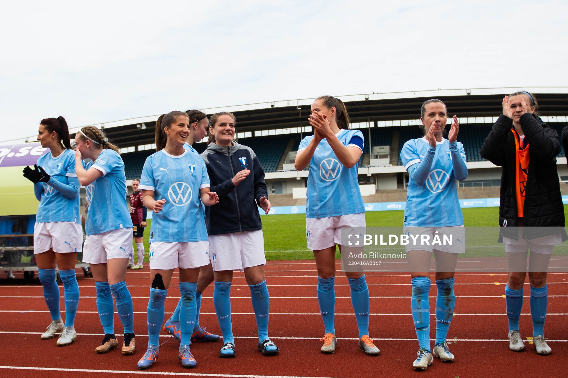 Malmö FFs spelare jublar