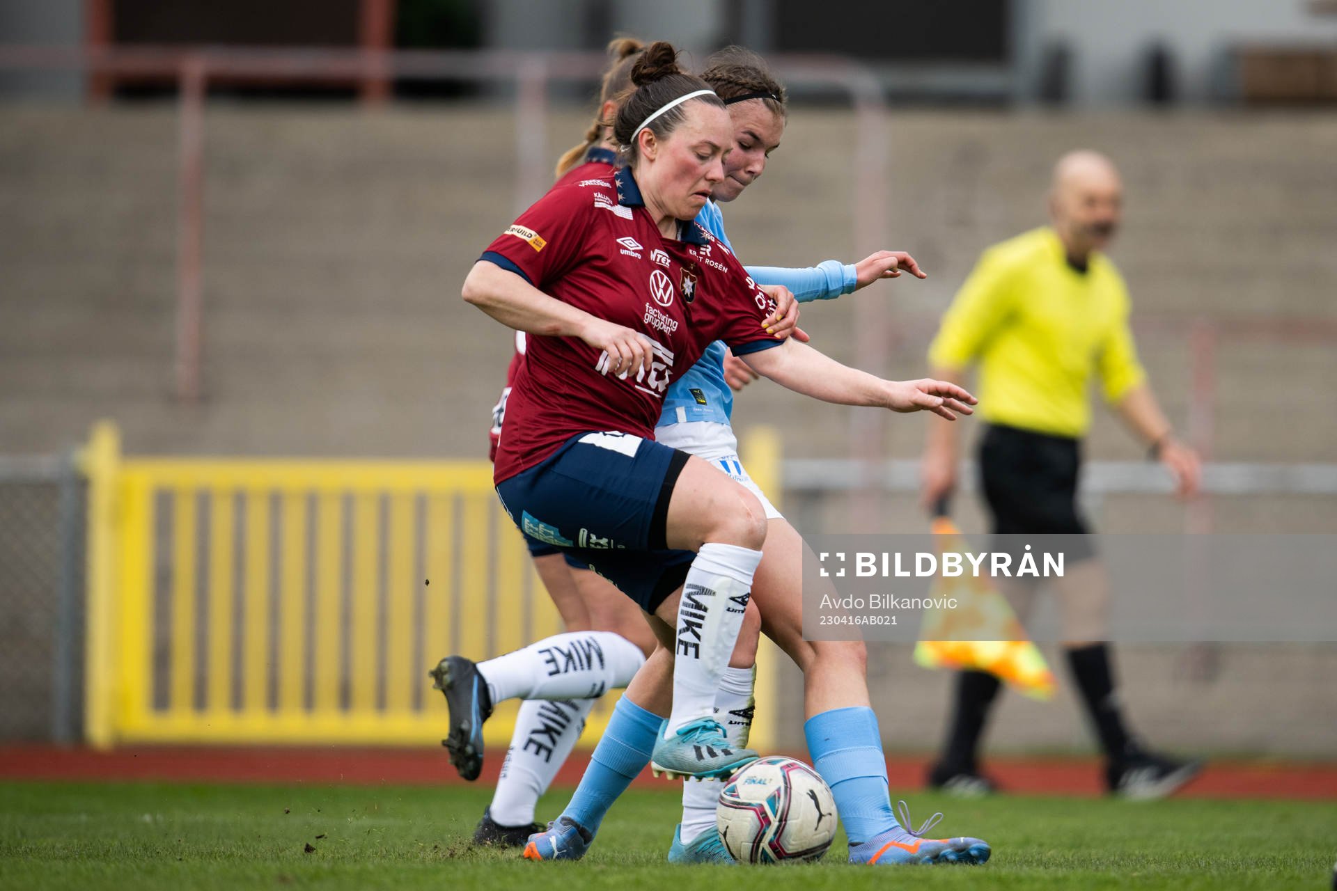 Malmö FFs Thelma Persson Welin och Örgrytes Linn Andersson