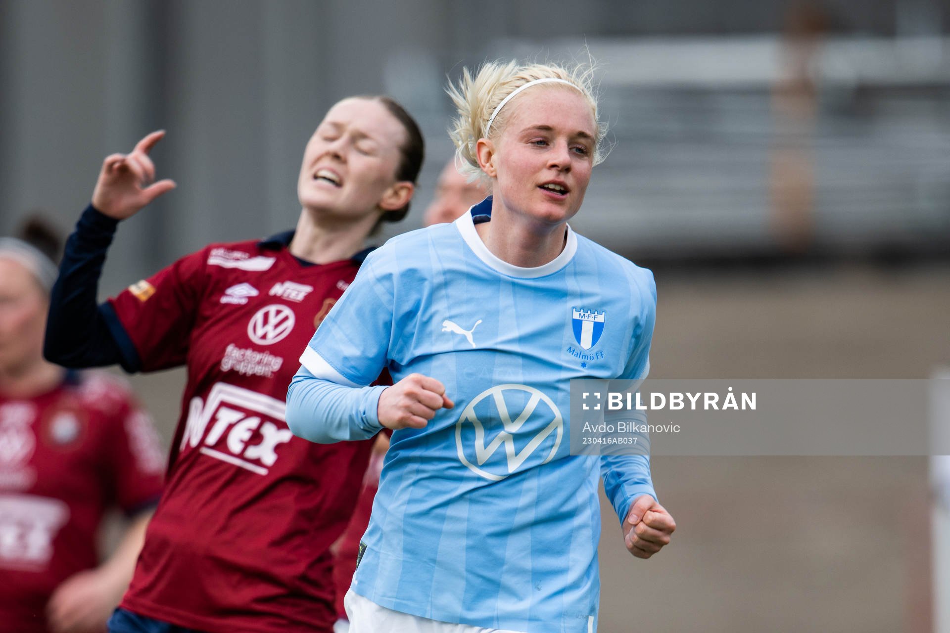 Malmö FFs Melina Skarström jublar
