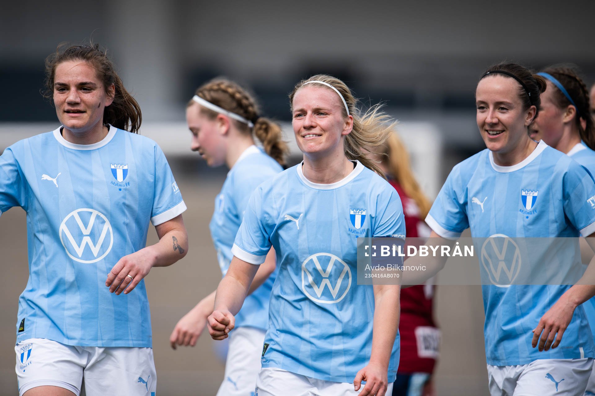 Malmö FFs Amanda Kander jublar