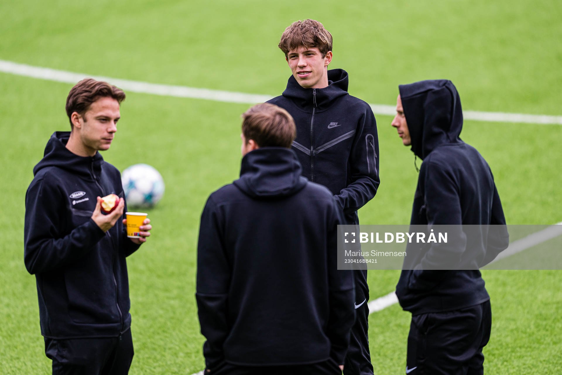 Niklas Jensen Wassberg of Brann arrives