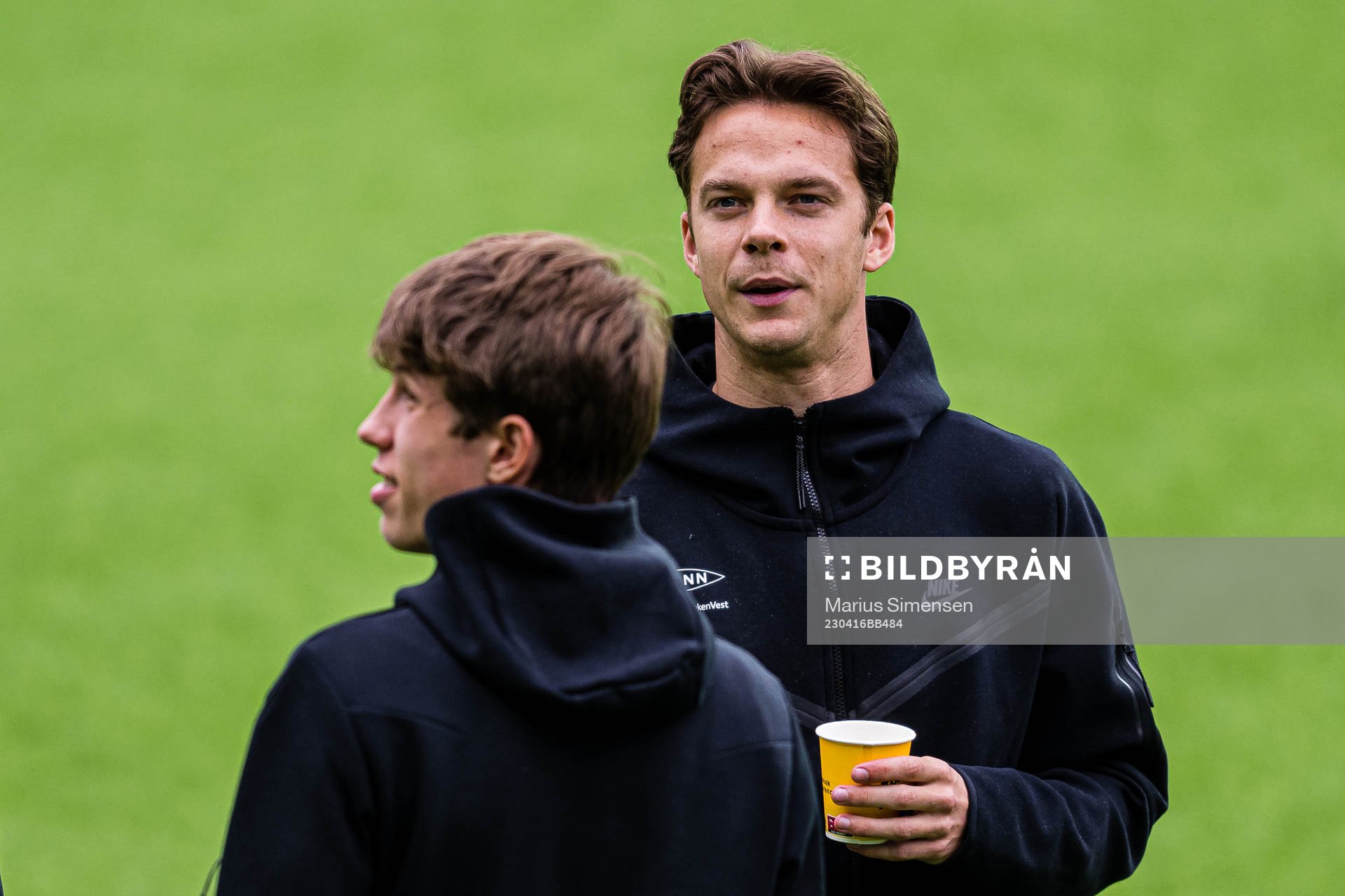 Felix Horn Myhre of Brann arrives