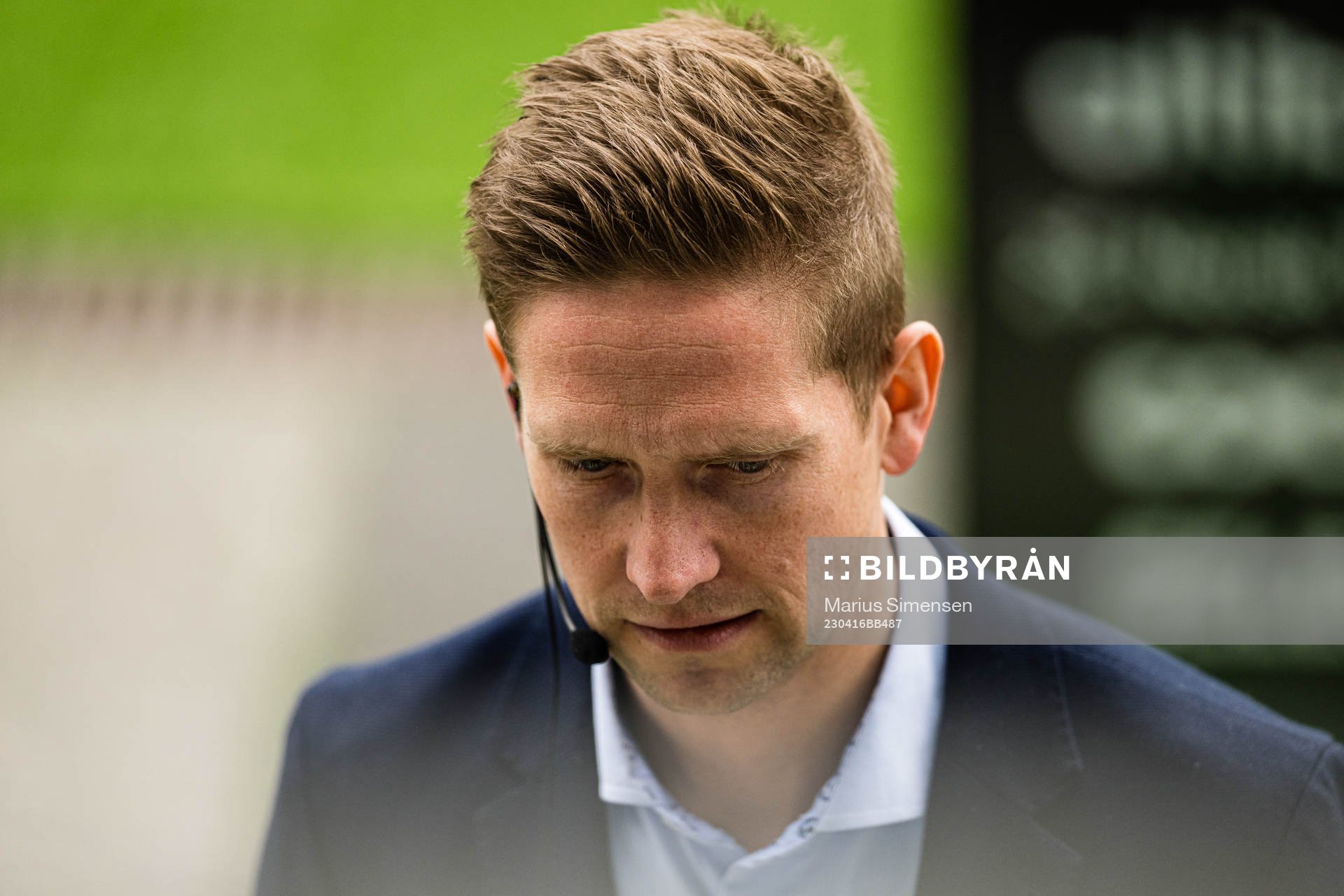Espen Andreas Eskås, referee, at at the VAR screen