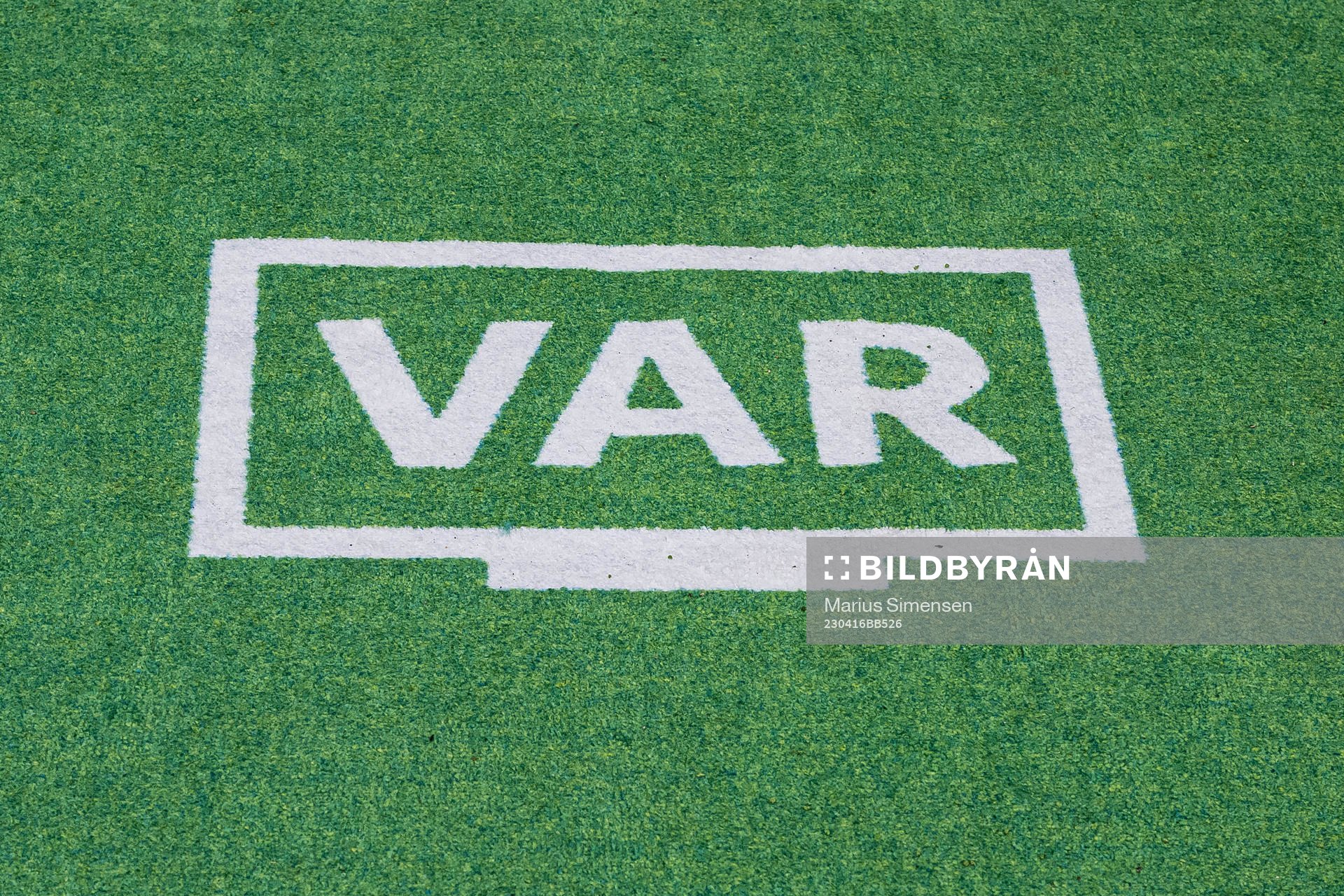 Video assistant referee (VAR) at Skagerak Arena