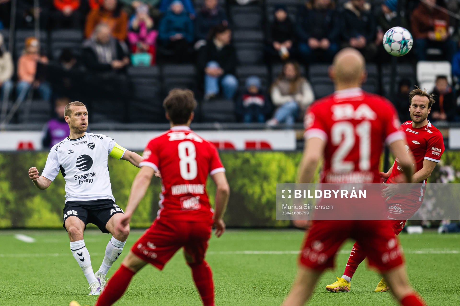 Steffen Hagen of Odd during the Eliteserien match between Odd and Brann on April 16, 2023 in Skien.