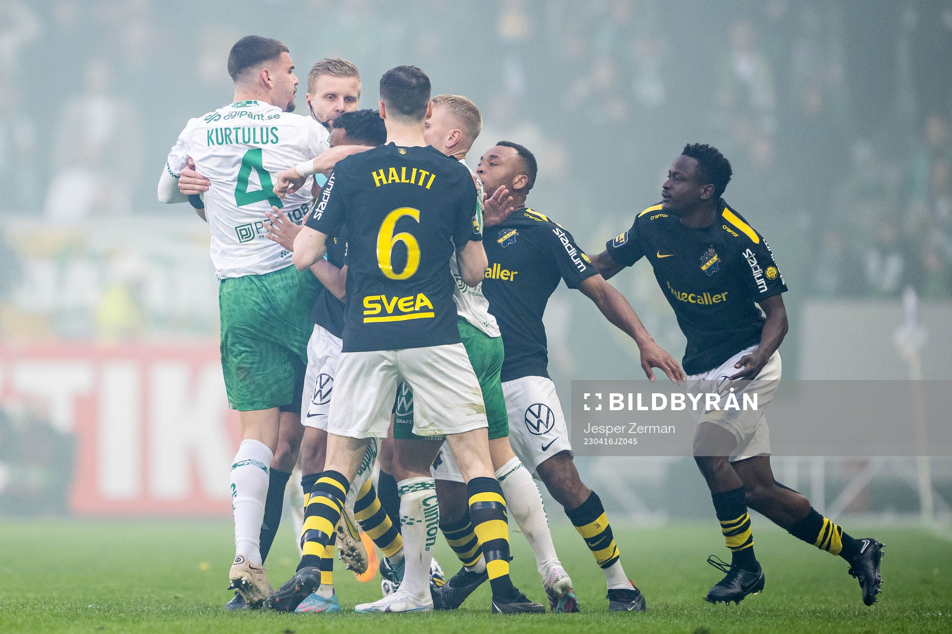 Hammarbys Edvin Kurtulus i bråk med AIKs Alexander