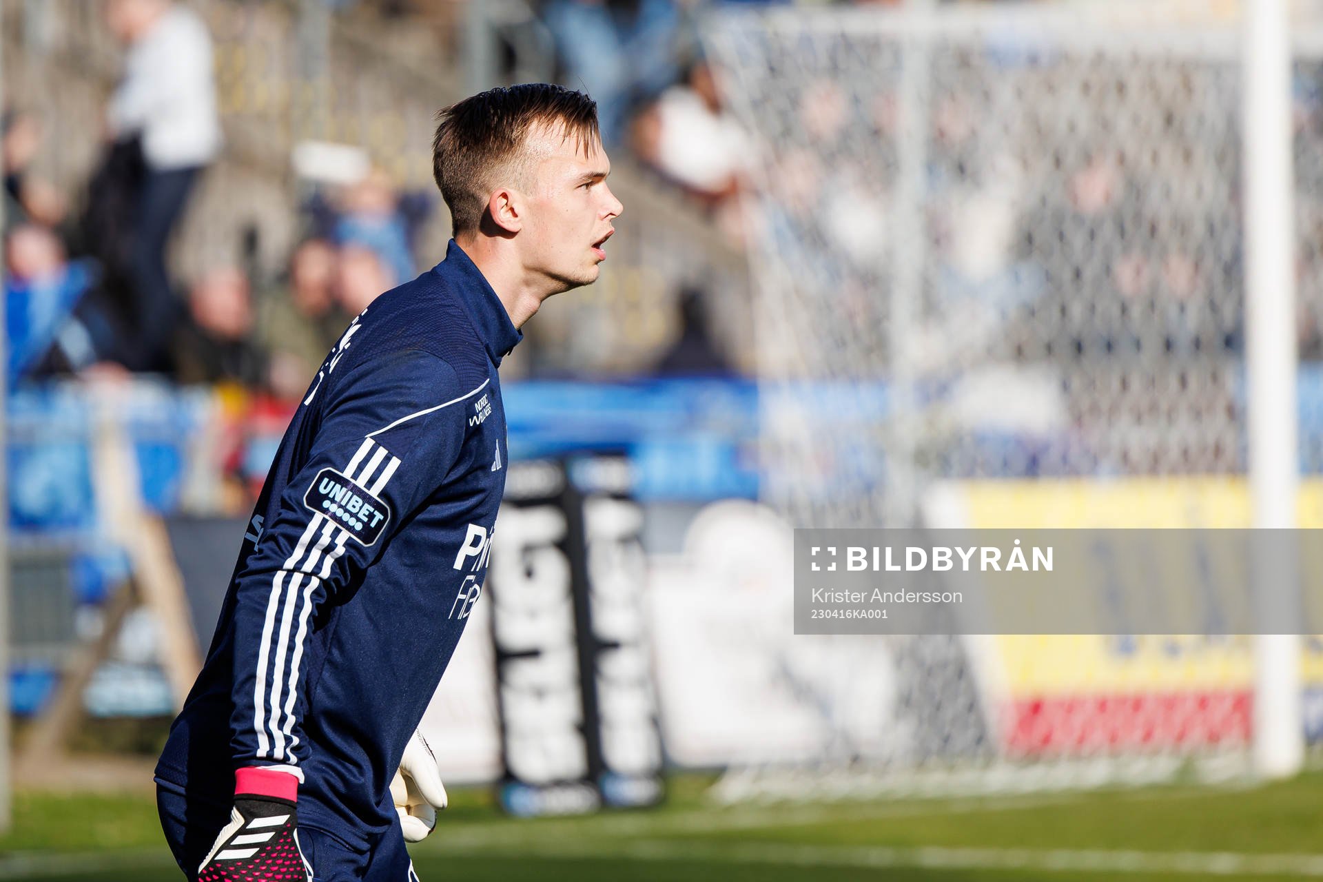 Djurgårdens målvakt Andre Picornell före fotbollsmatchen