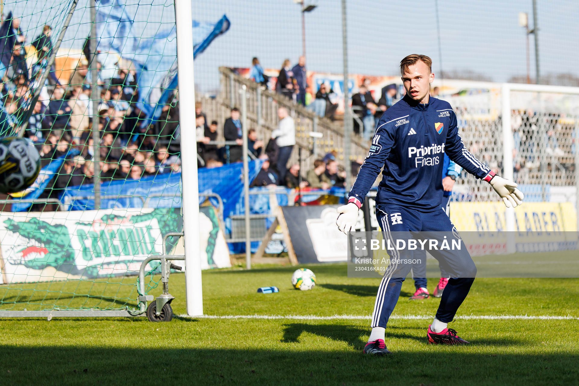 Djurgårdens målvakt Andre Picornell före fotbollsmatchen
