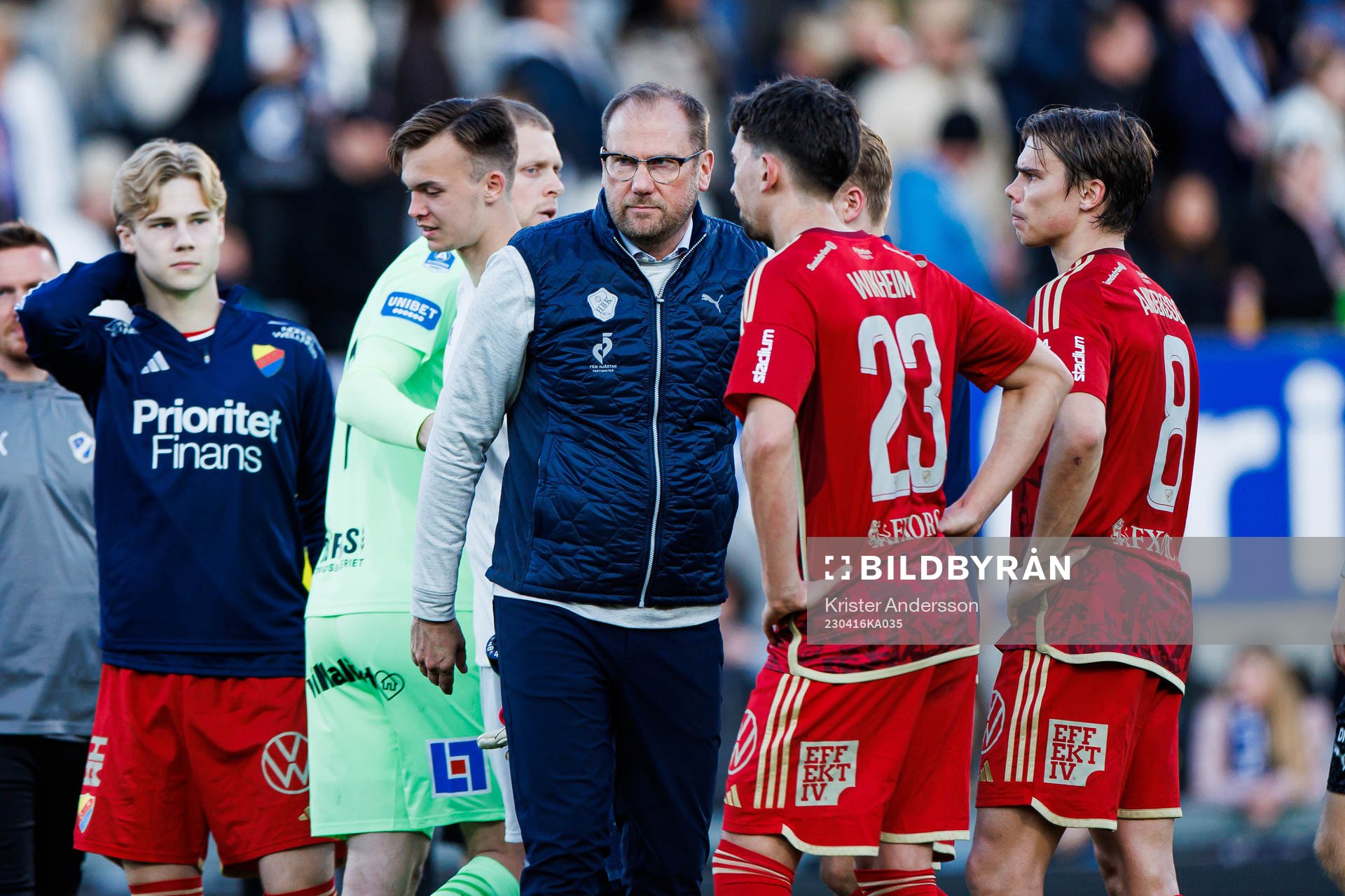 Halmstads tränare Magnus Haglund