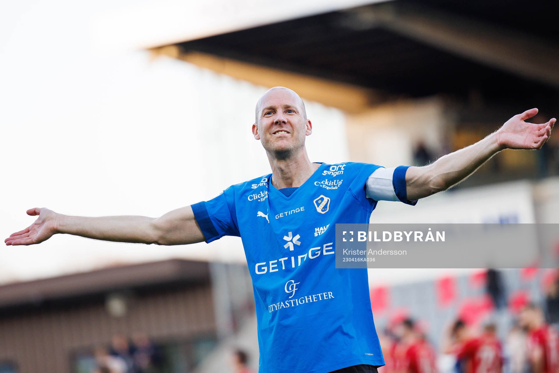 Halmstads Andreas Johansson jublar