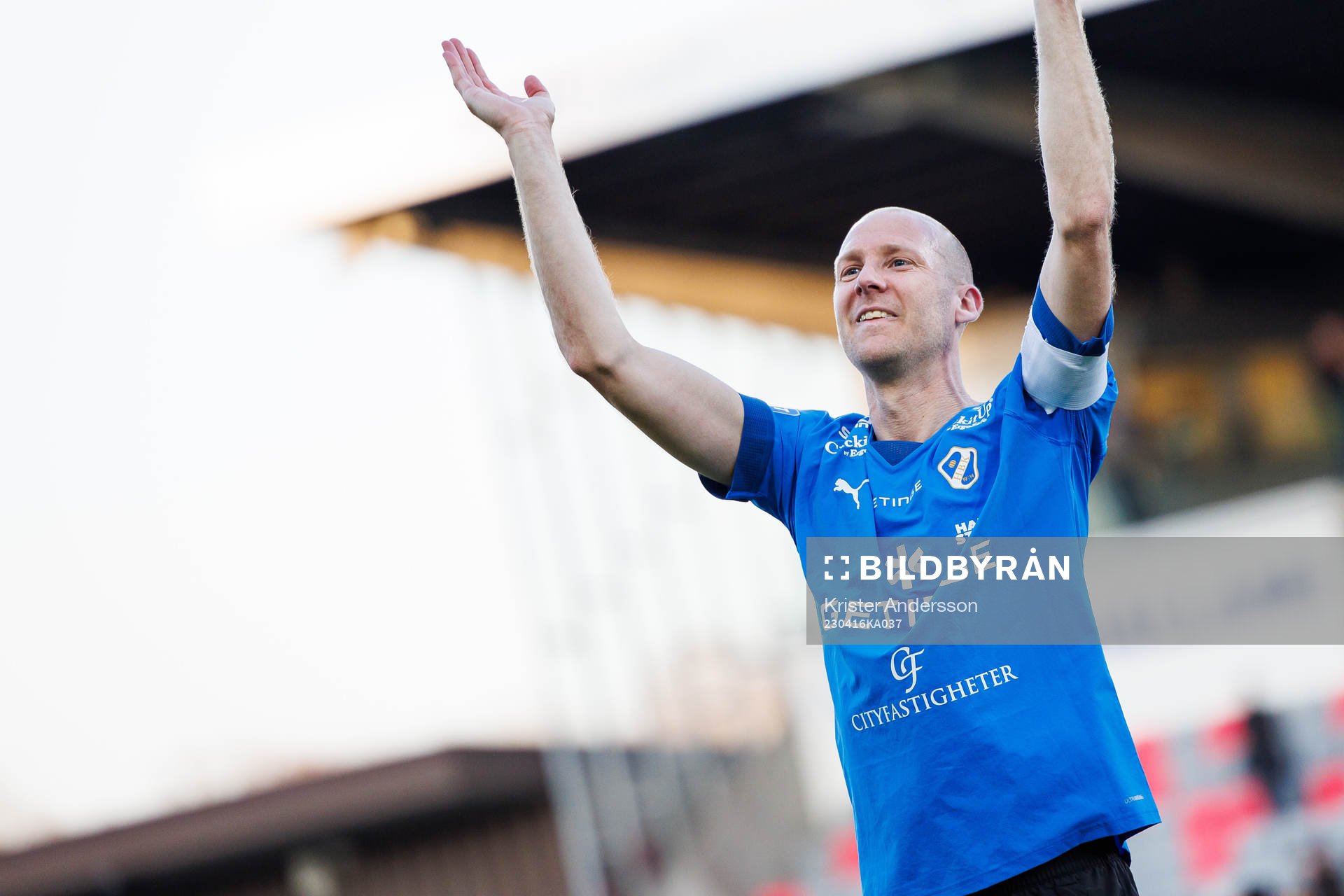 Halmstads Andreas Johansson jublar