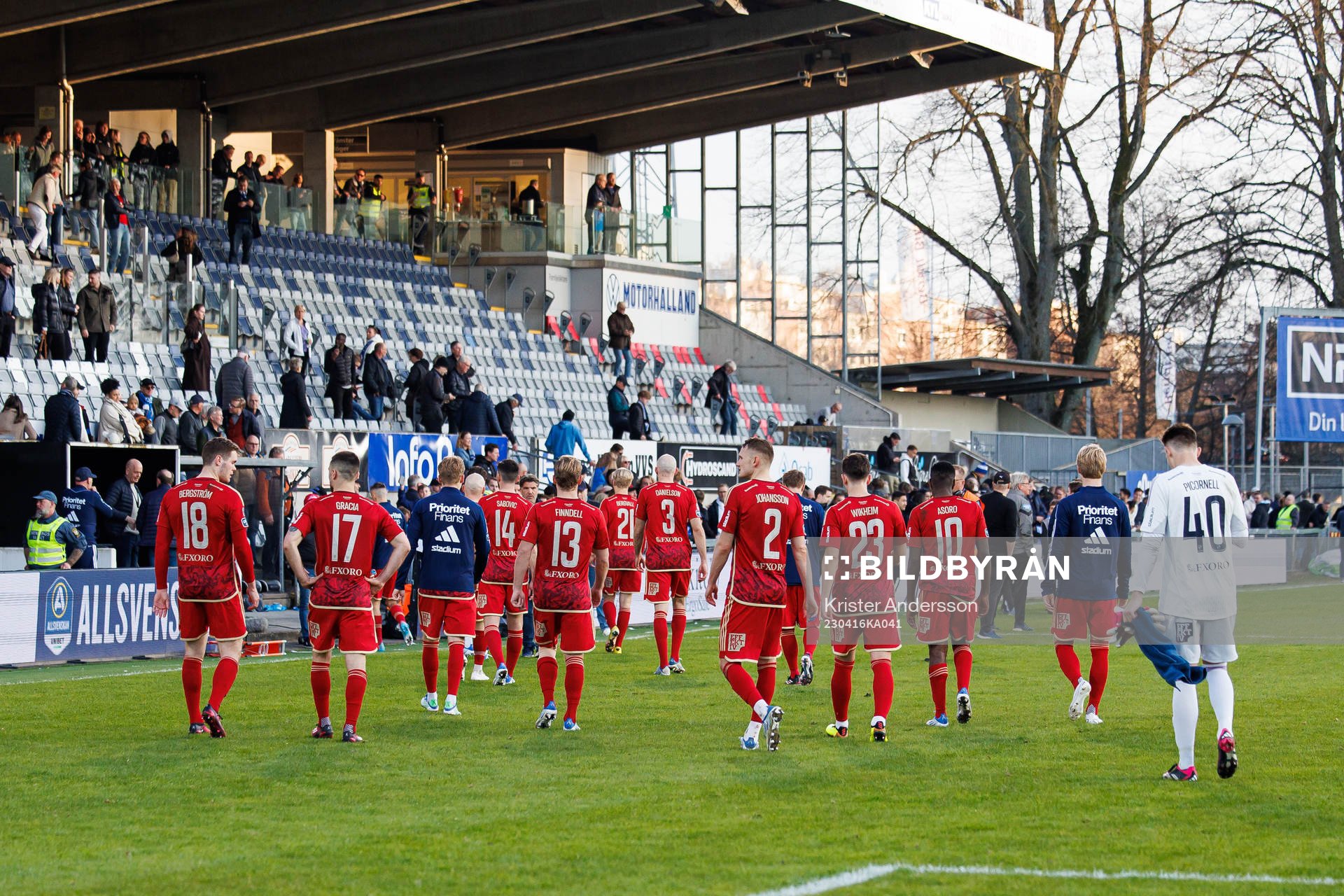 Djurgårdens spelare deppar