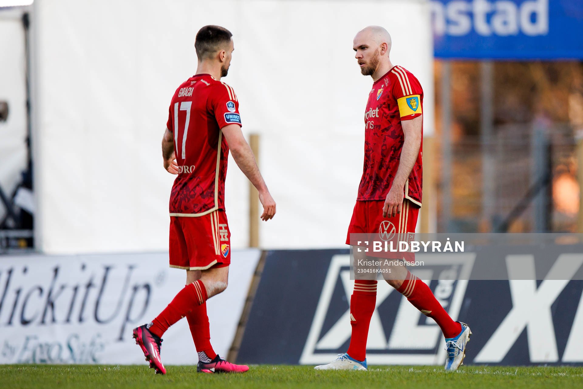 Djurgårdens Piotr Johansson deppar
