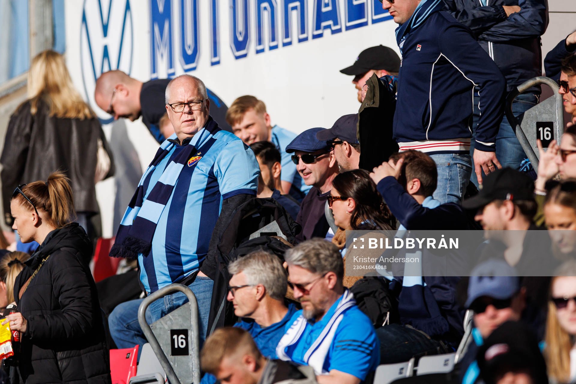 Djurgårds supporter