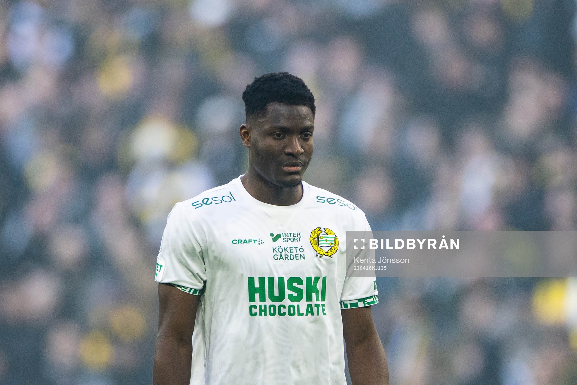 Hammarbys Nathaniel Adjei deppar
