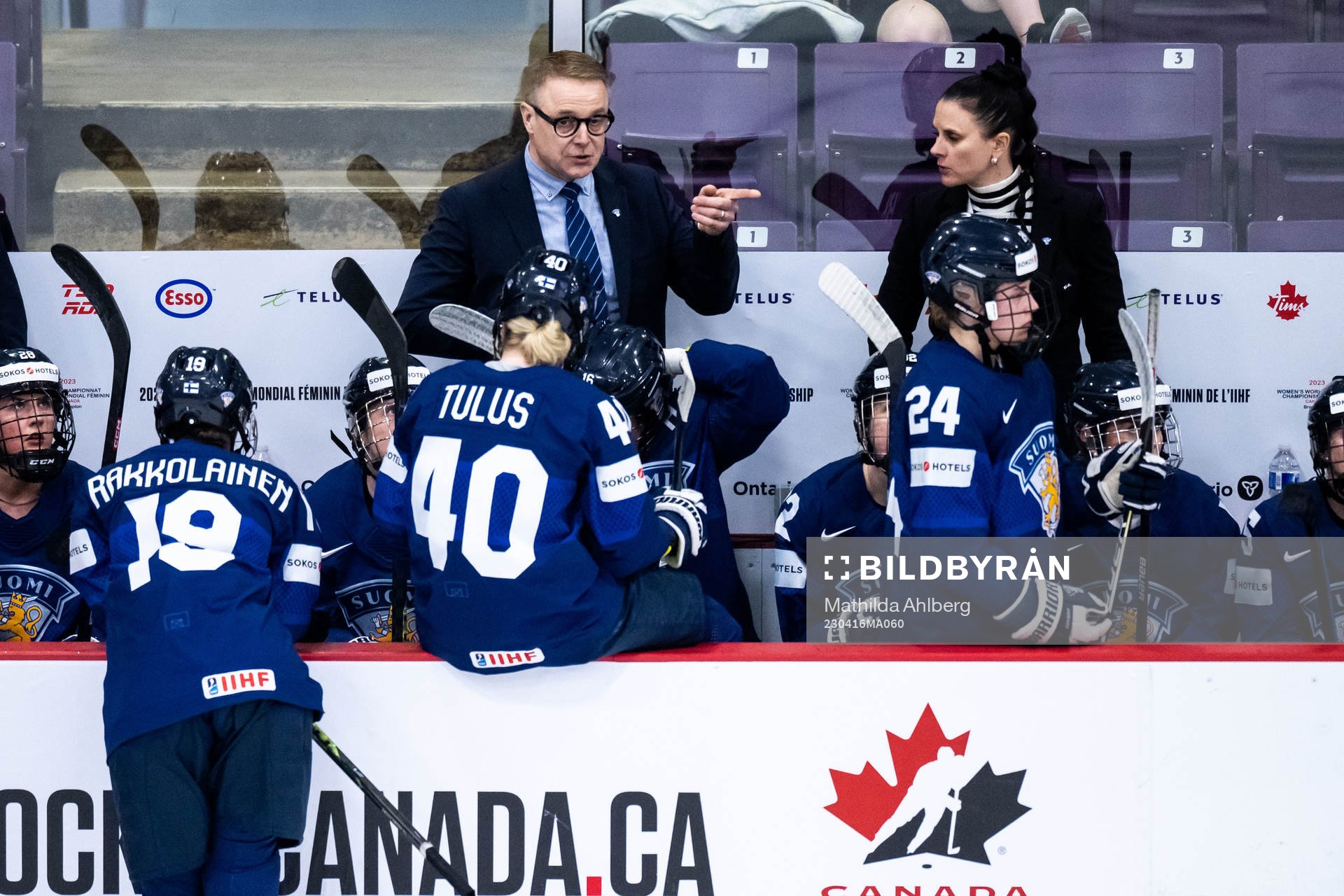 Head coach Juuso Toivola of Finland