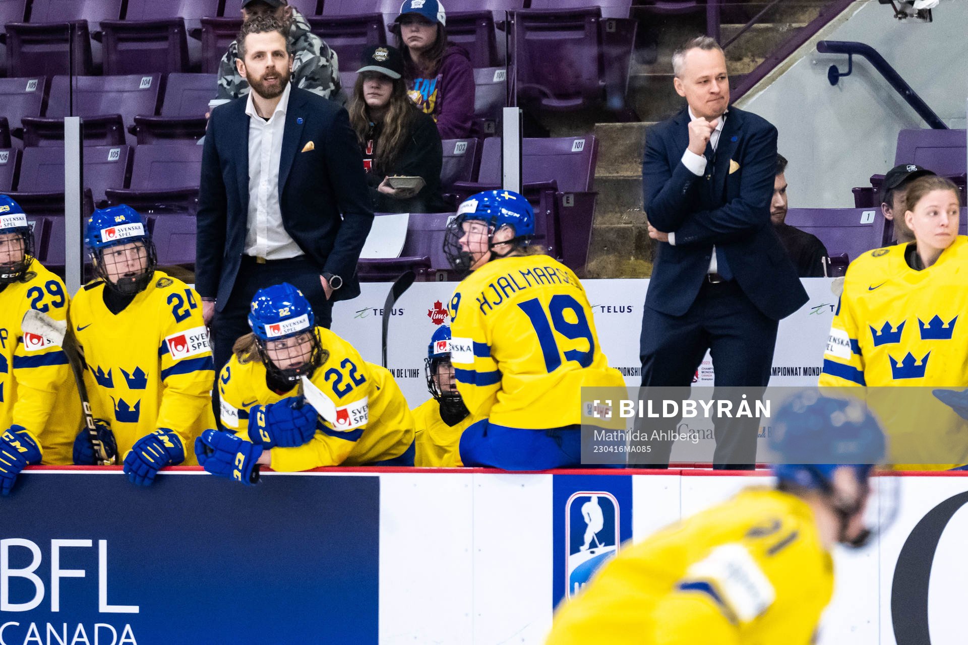 Head coach Ulf Lundberg and Assistant coach Andreas