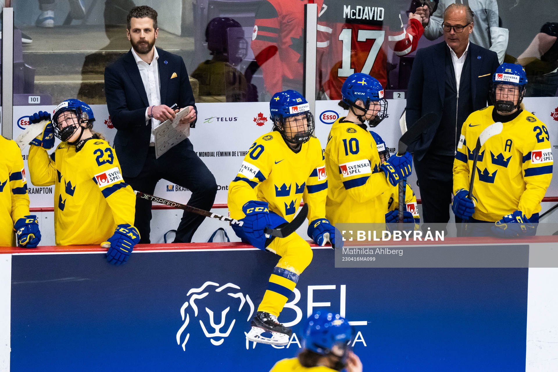 Ebba Hedqvist, Head coach Ulf Lundberg Fanny Rask, Nathalie