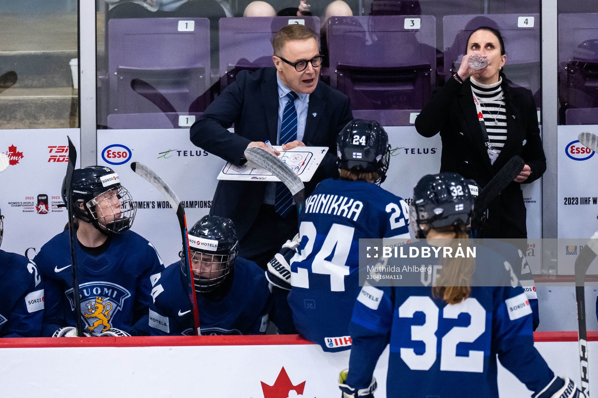 Head coach Juuso Toivola of Finland