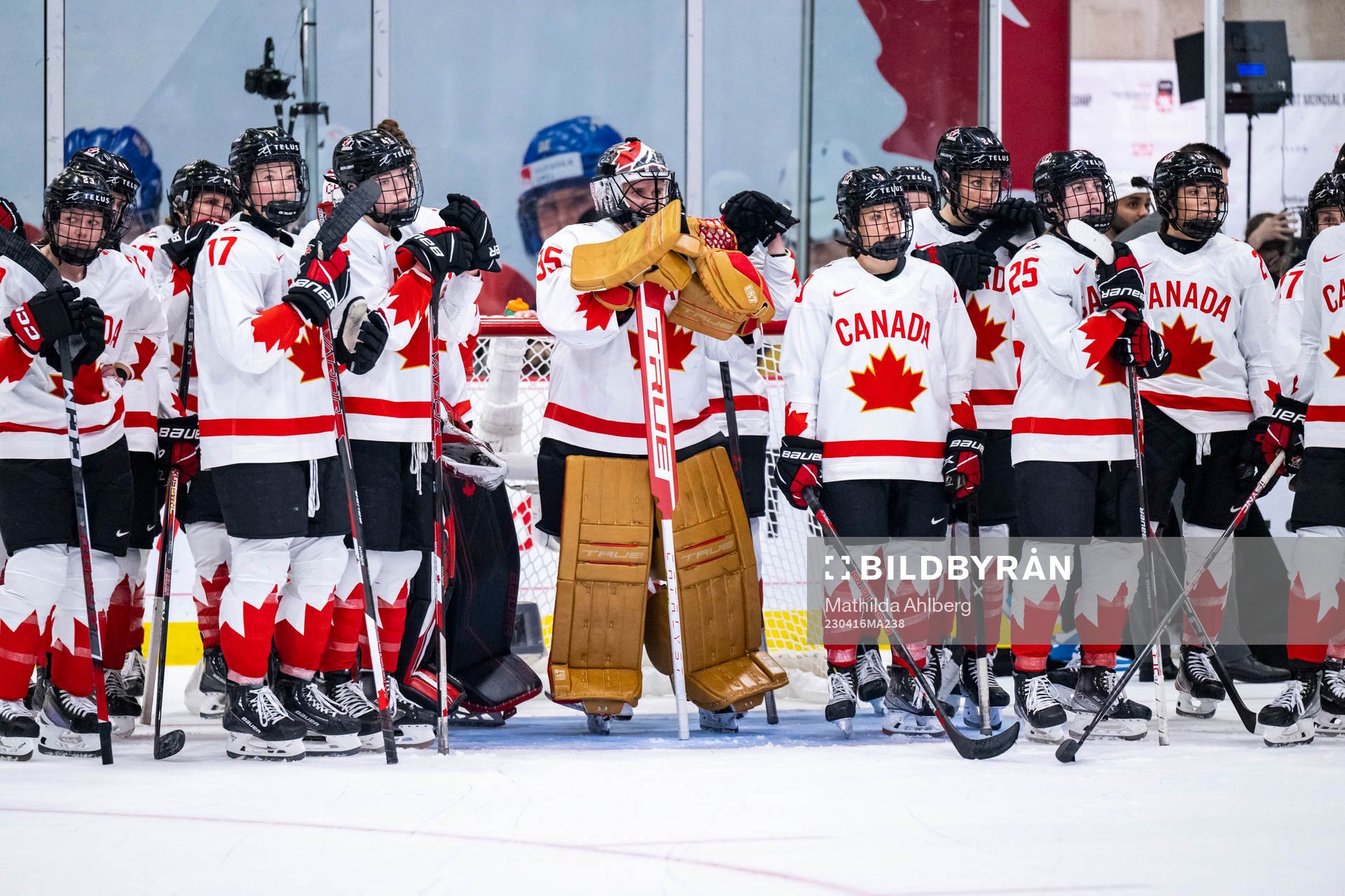 Players of Canada looks dejected