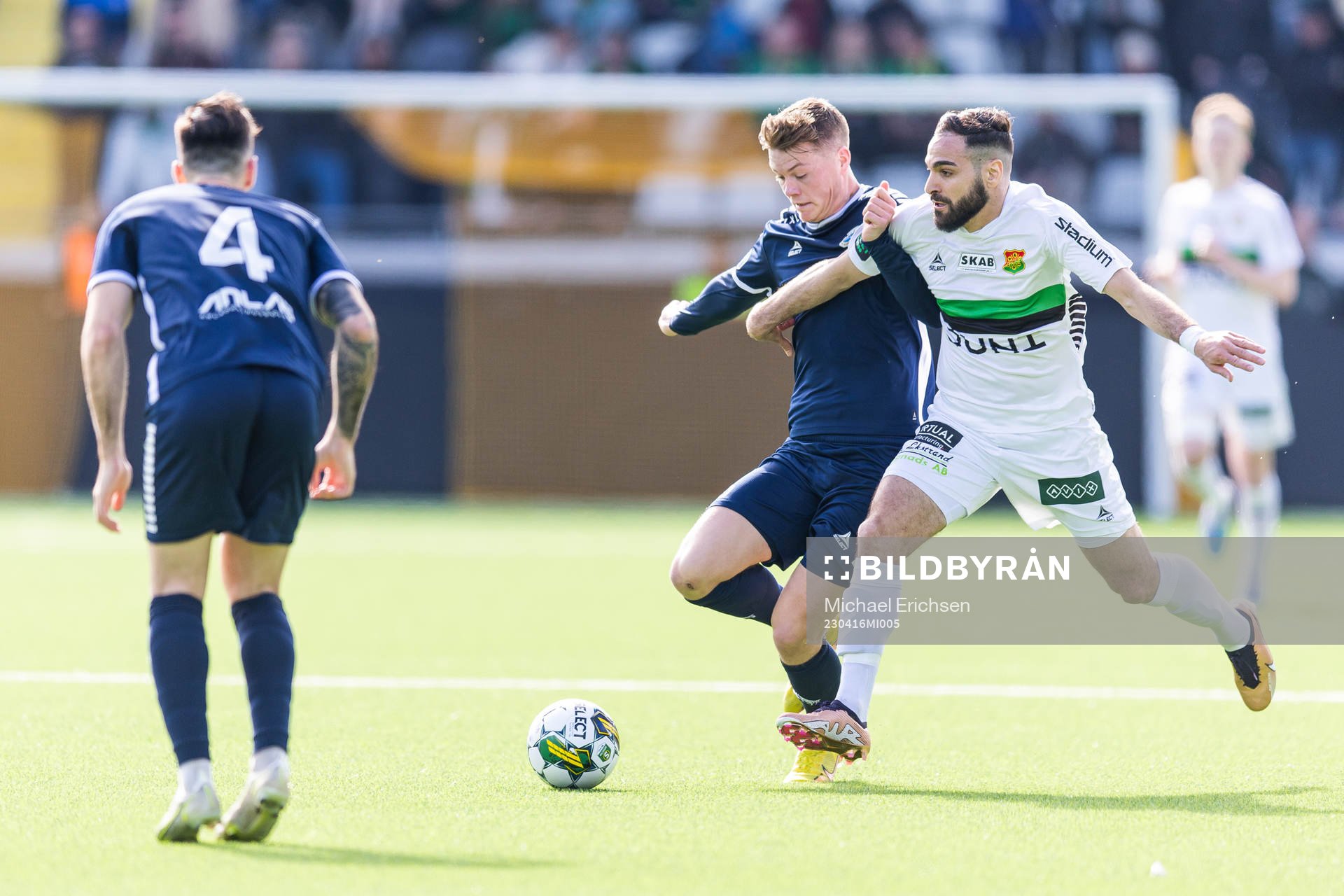 Utsiktens Albin Skoglund och GAIS Mervan Celik