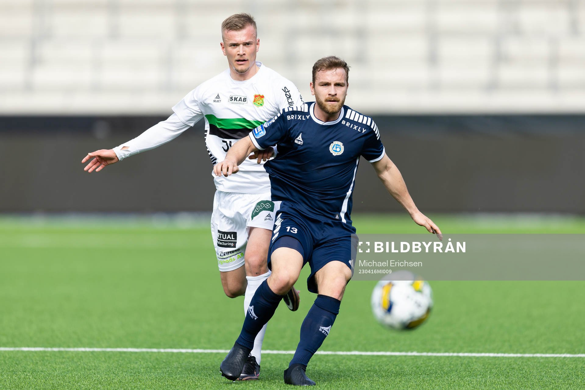 GAIS Alexander Ahl Holmström och Utsiktens Erik Gunnarsson