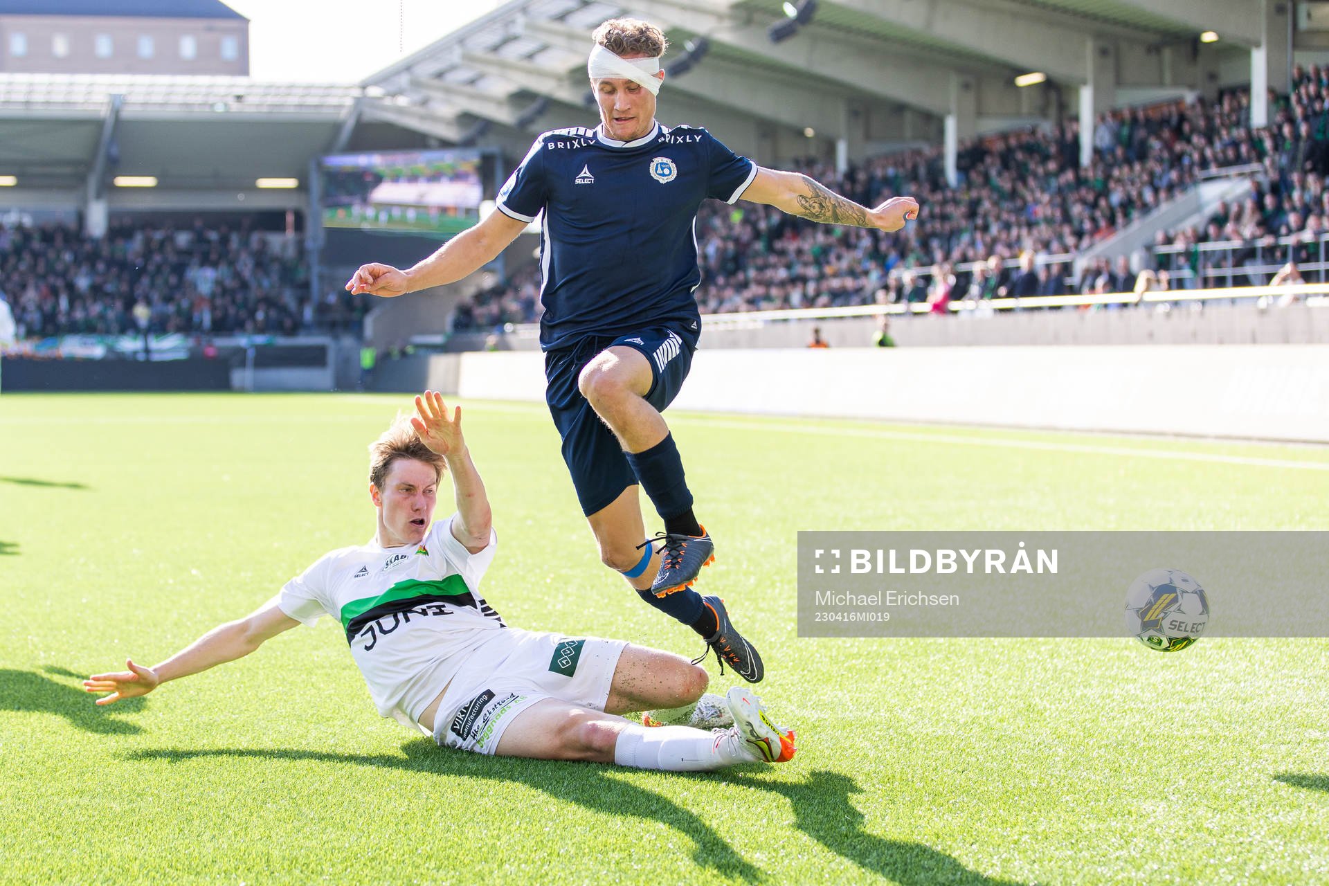 GAIS Robin Frej och Utsiktens Karl Landsten