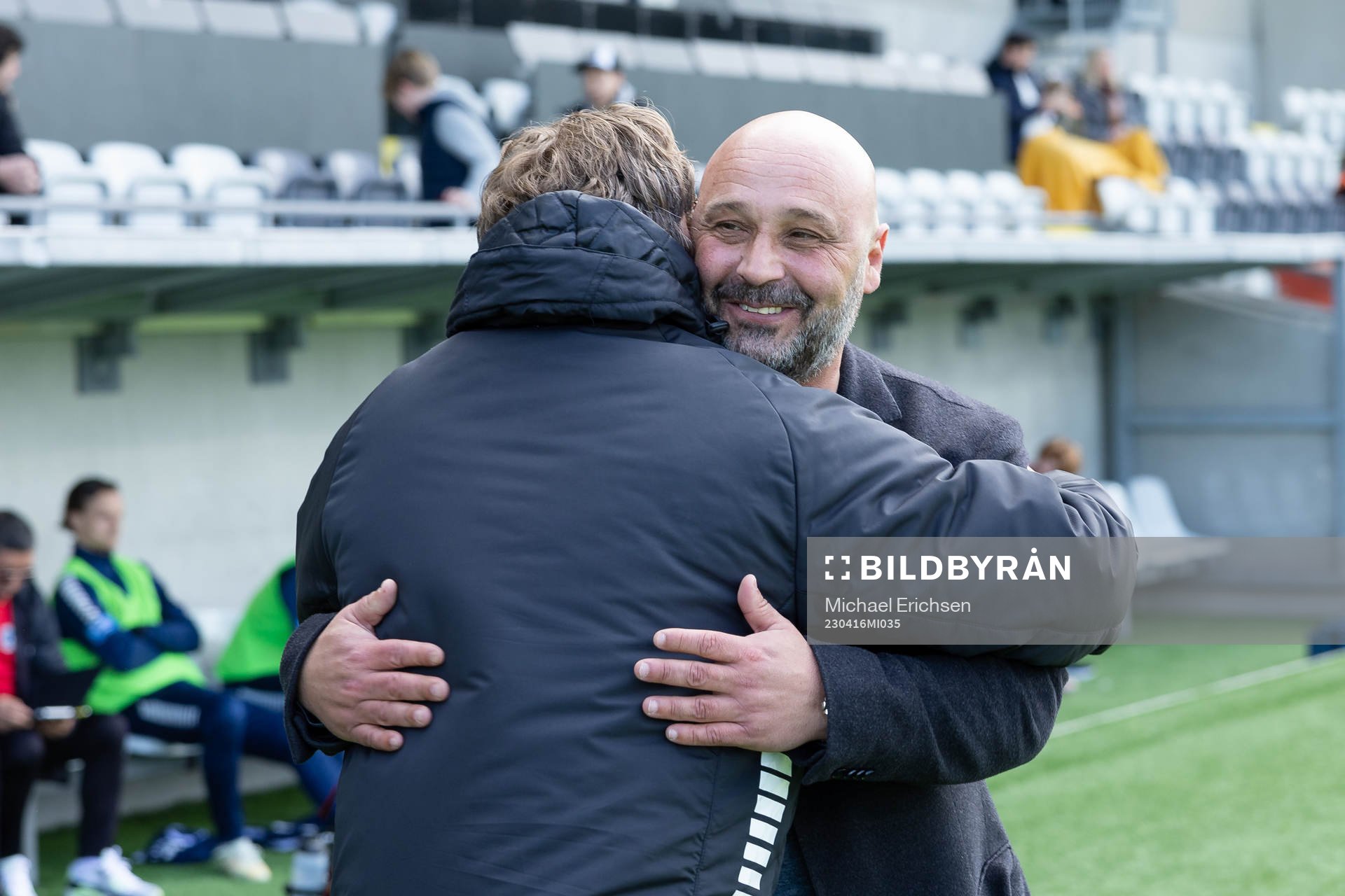 GAIS tränare Fredrik Holmberg och Utsiktens manager Bosko