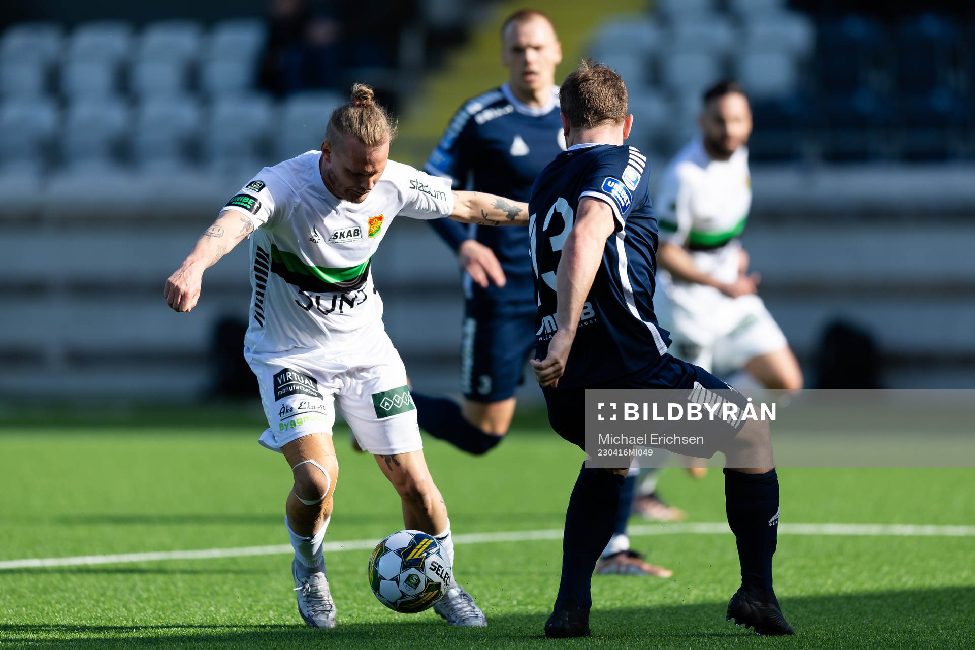 GAIS Jonas Lindberg och Utsiktens Erik Gunnarsson