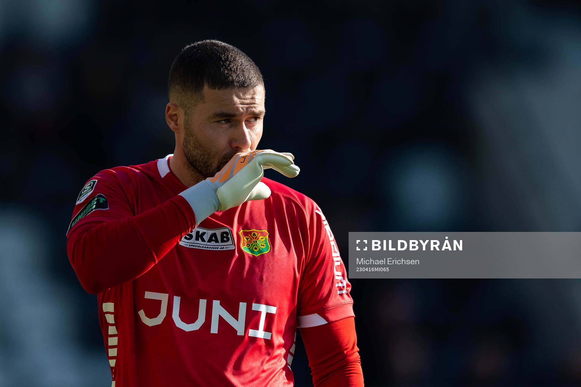 GAIS målvakt Mergim Krasniqi