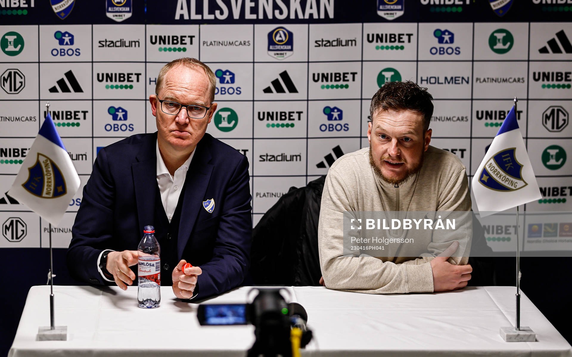 IFK Norrköpings tränare Glen Riddersholm och Värnamos