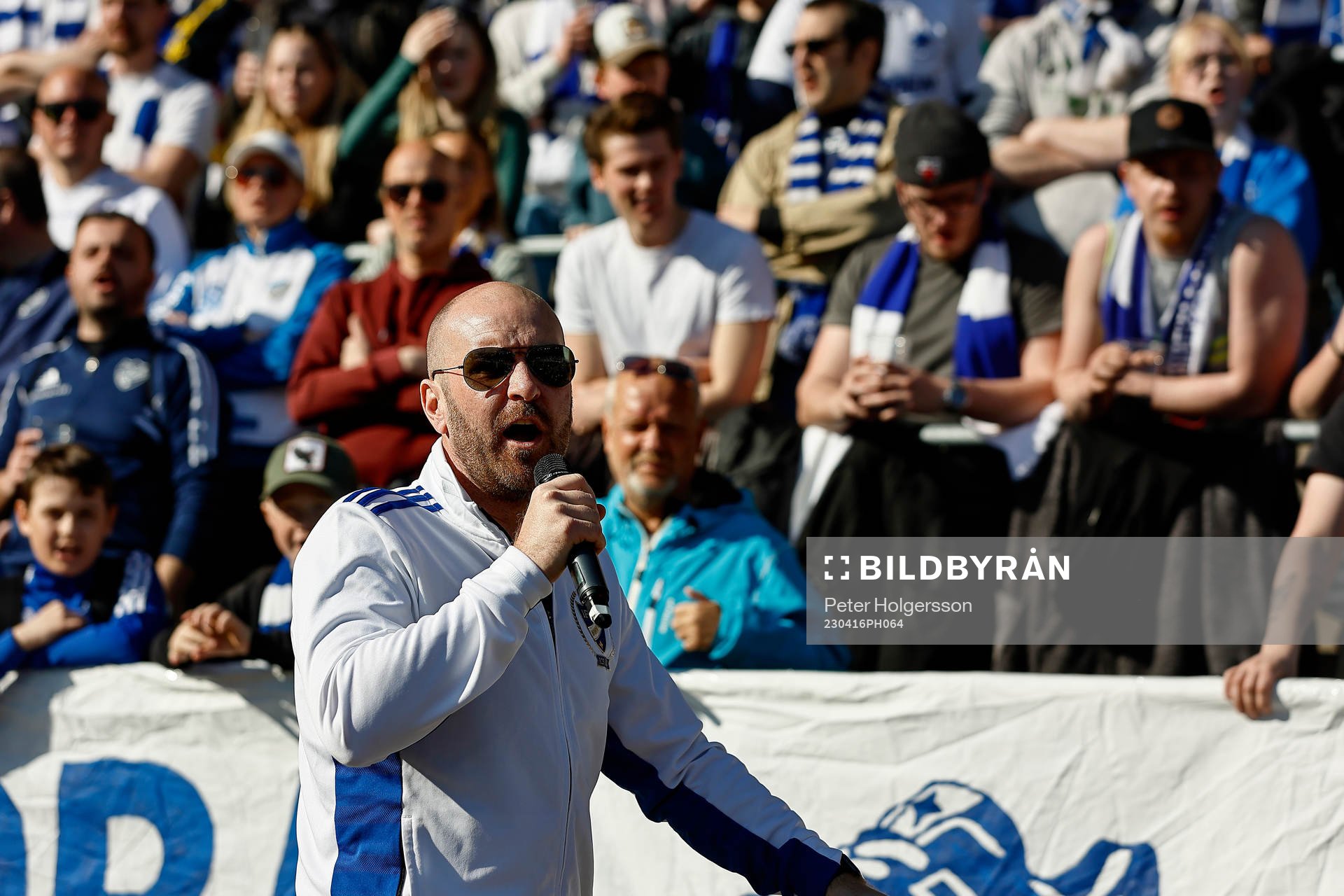 Pontus Franzén under fotbollsmatchen i Allsvenskan mellan IFK Norrköping och Värnamo den 16 april 2023 i Norrköping. 