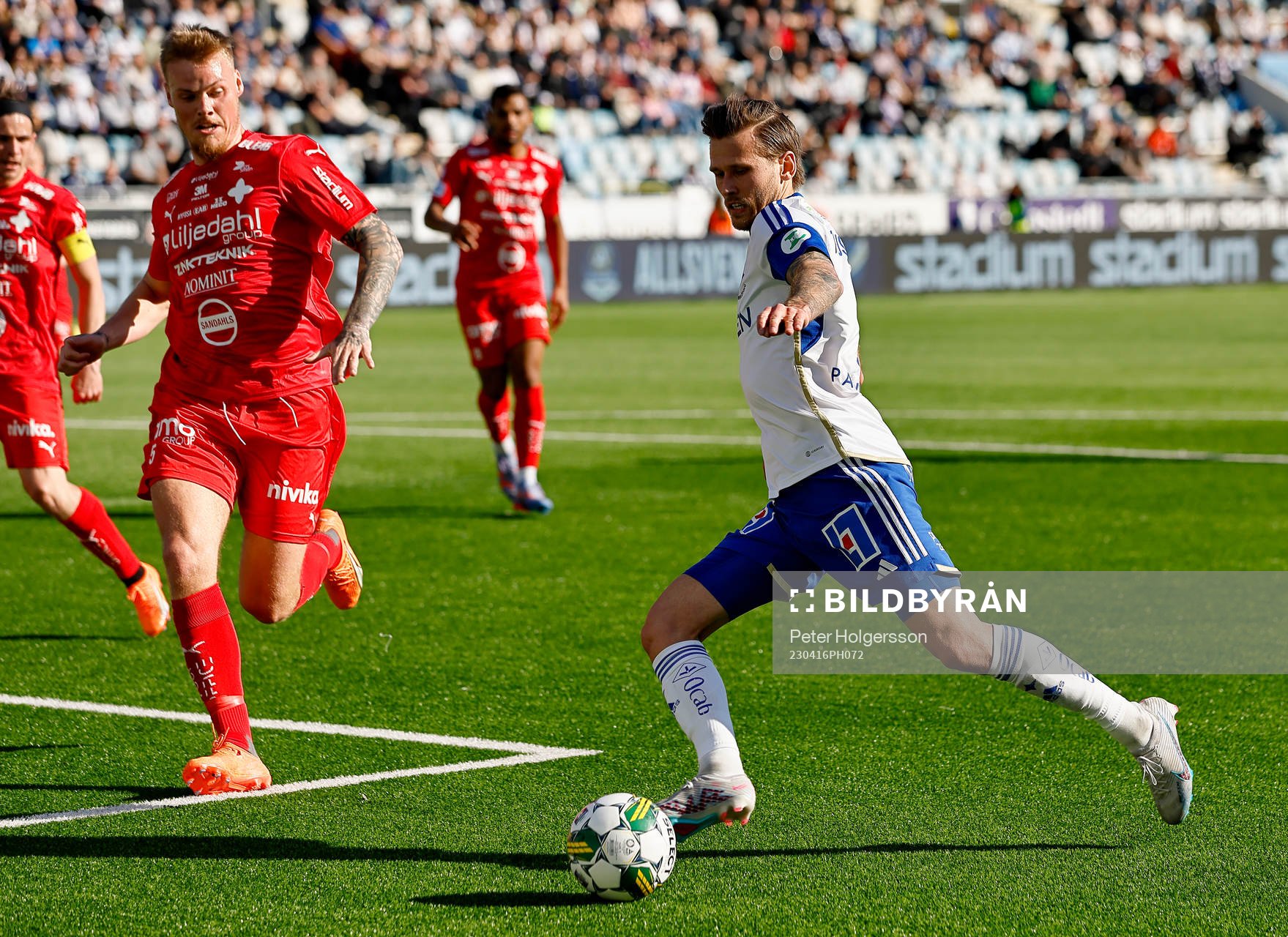IFK Norrköpings Arnor Traustason och Värnamos Victor