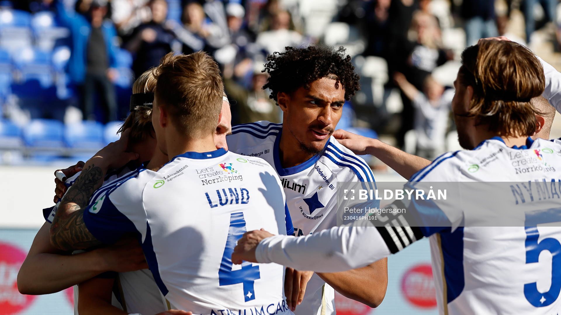 IFK Norrköpings Jesper Ceesay jublar