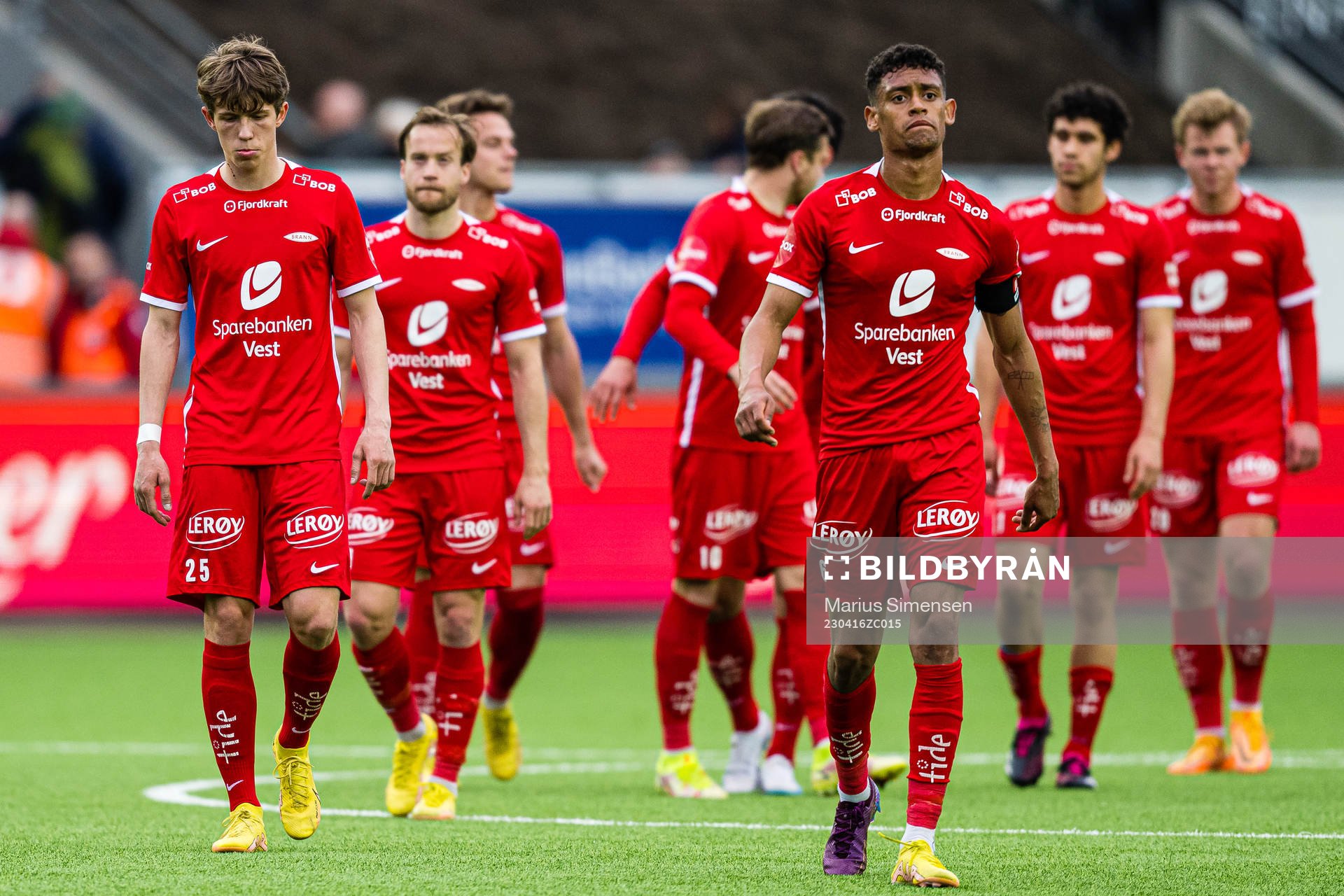 Niklas Jensen Wassberg and Japhet Sery Larsen of Brann