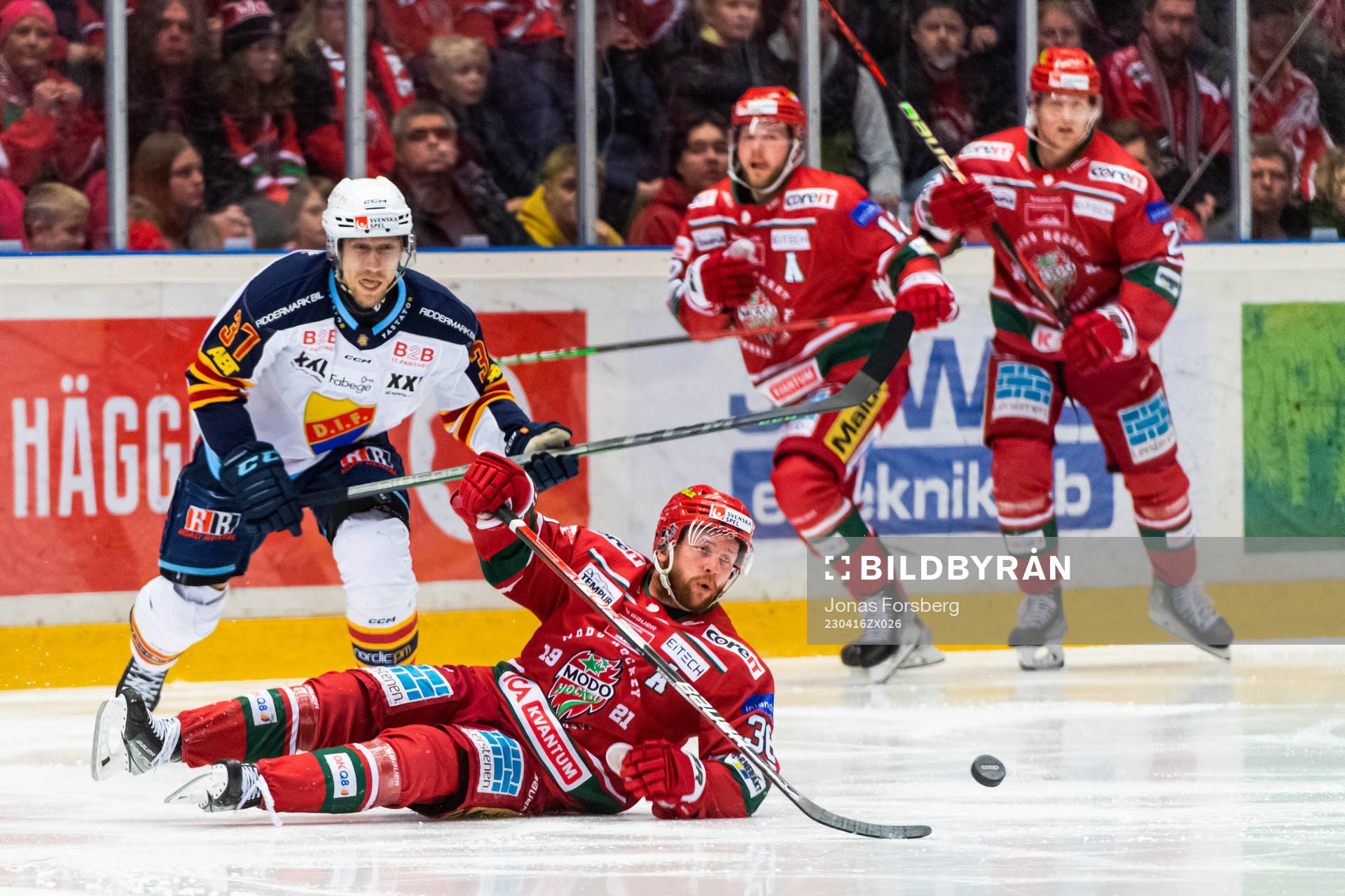 Djurgårdens John Norman och Modos Johan Södergran