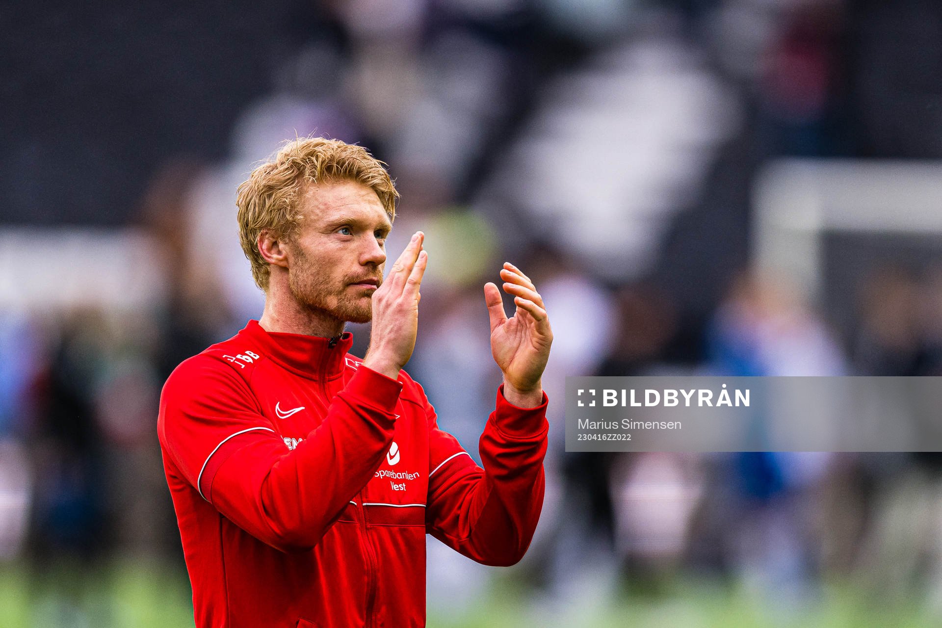 Sivert Heltne Nilsen of Brann looks dejected