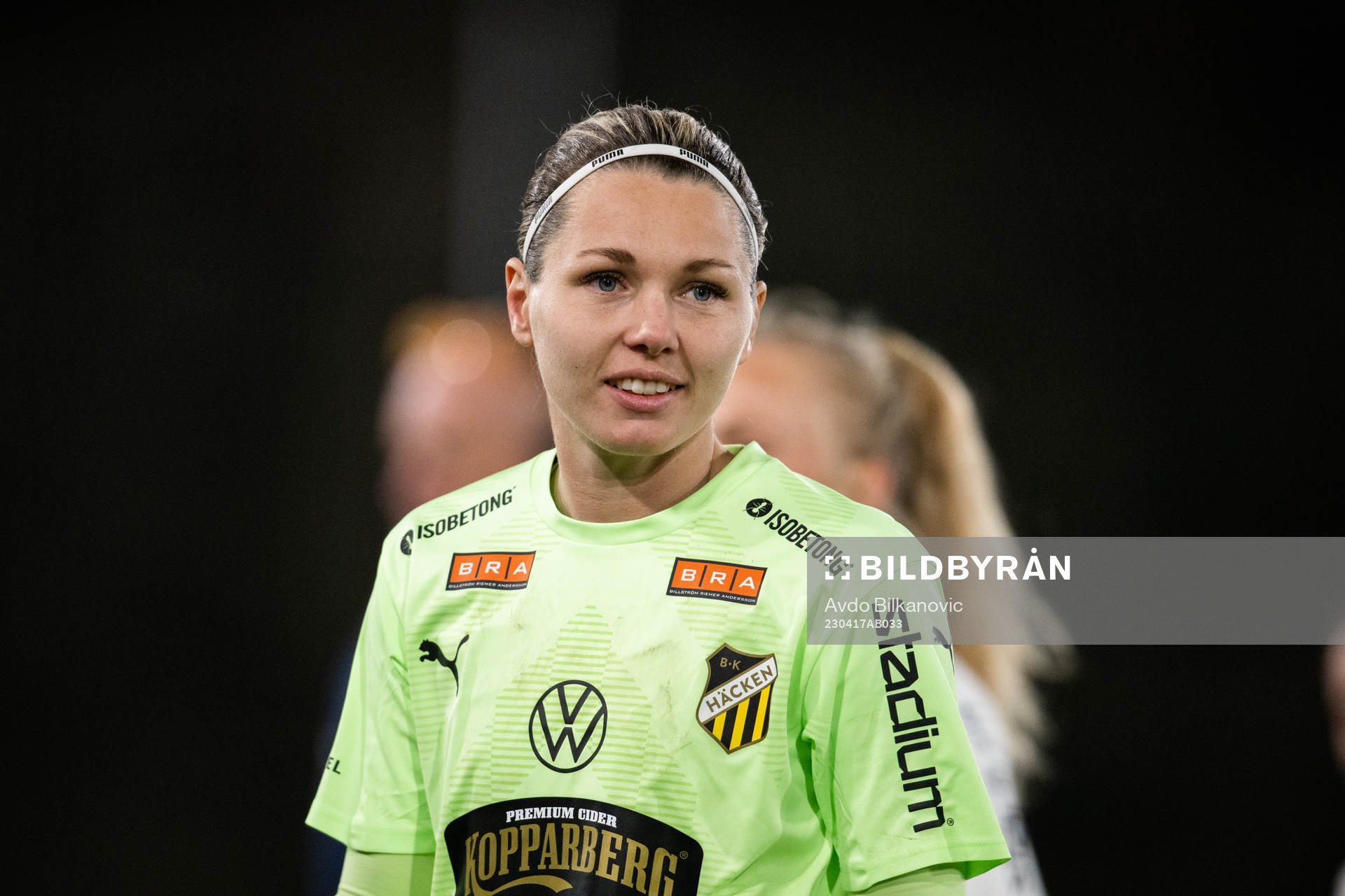 Häckens målvakt Jennifer Falk