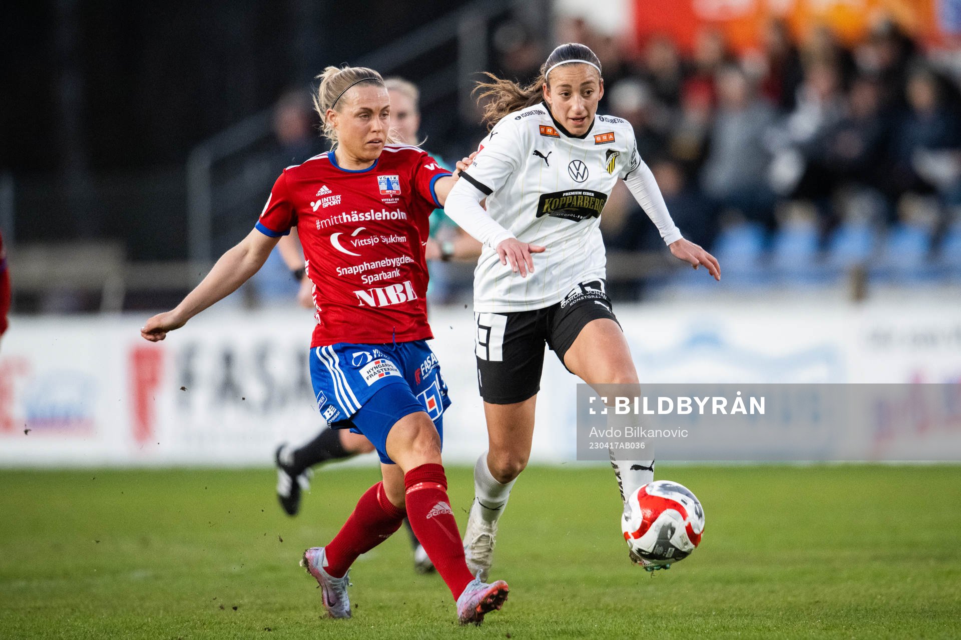 Häckens Rusul Rosa Kafaji och Vittsjös Nellie Persson