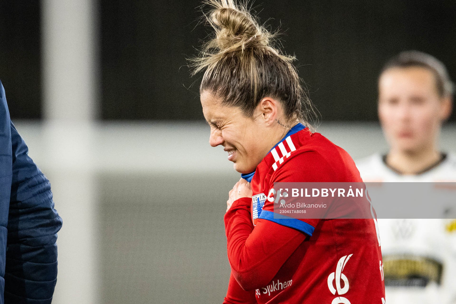 Vittsjös Katrina Gorry har ont