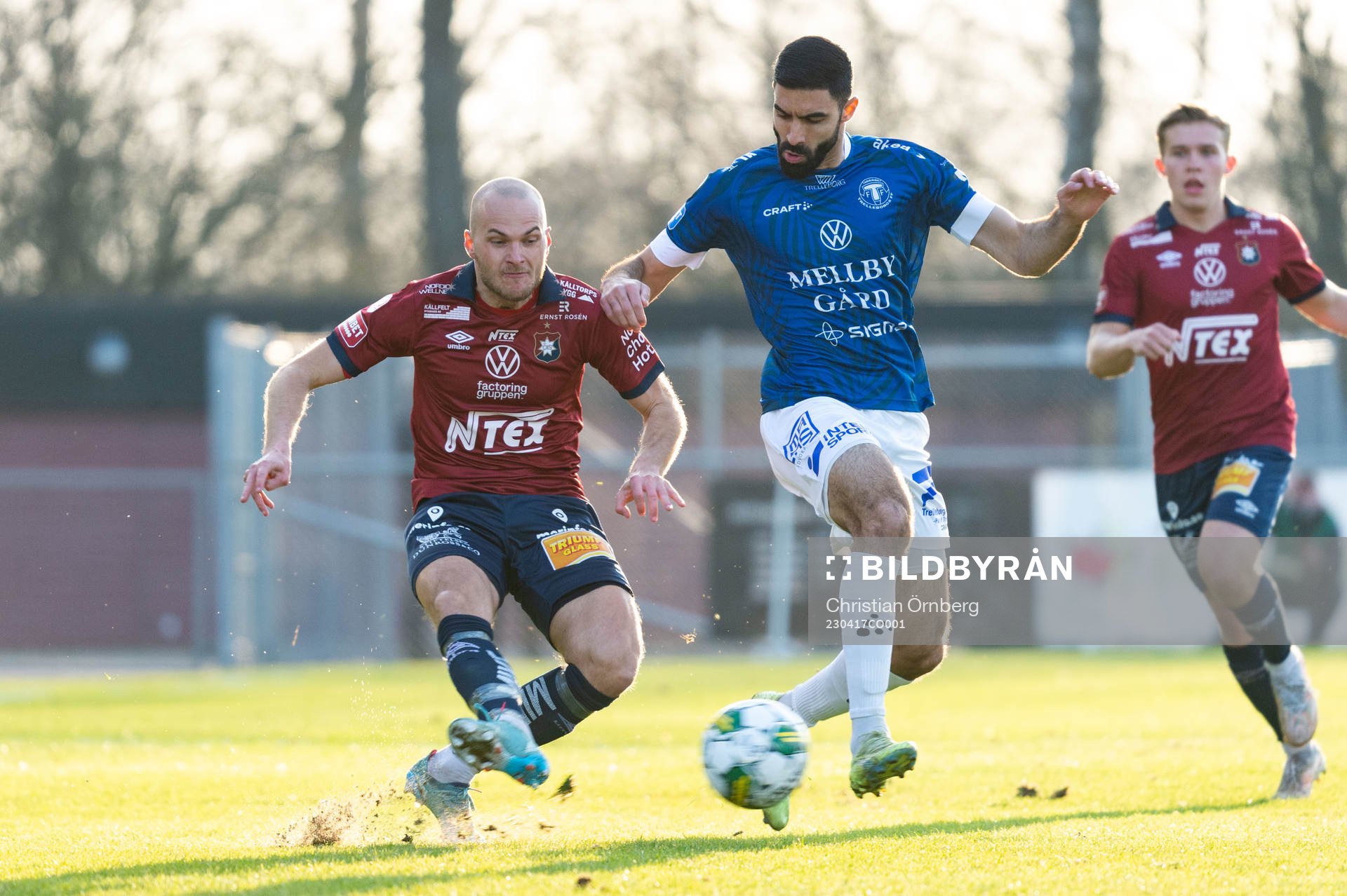 Örgrytes Jonathan Drott och Trelleborgs Larsen