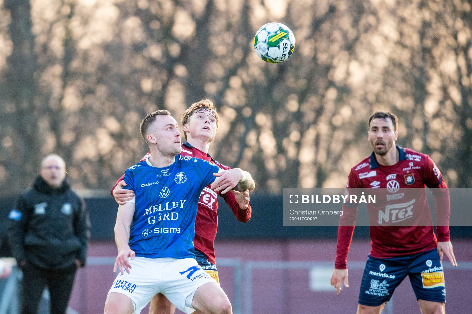 Trelleborgs Filip Bohman mot Örgrytes Linus Tagesson